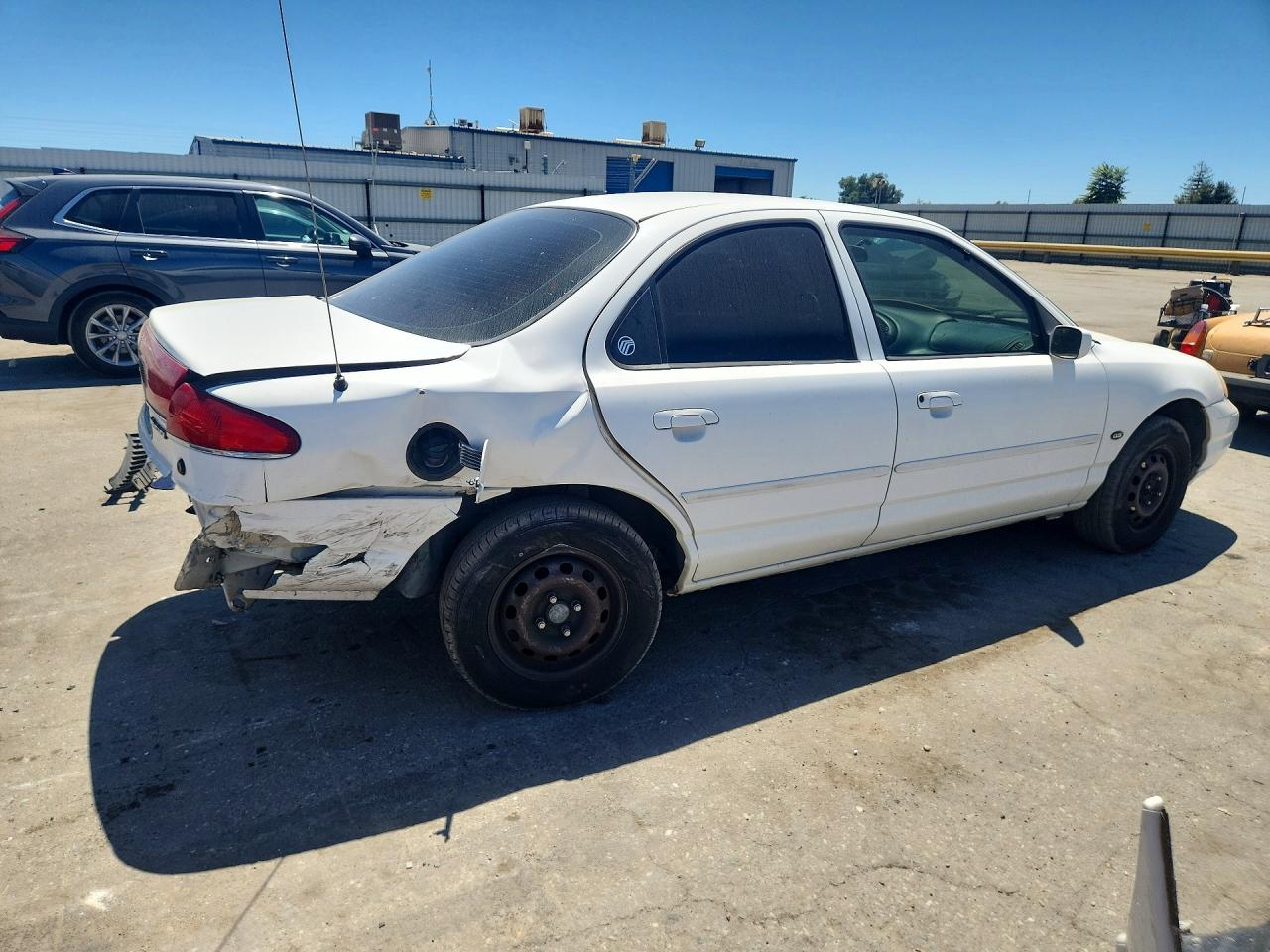 2000 Mercury Mystique Gs White vin: 3MEFM6532YM603527