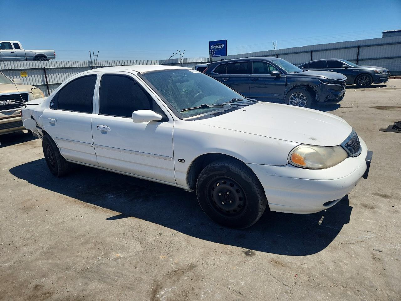 2000 Mercury Mystique Gs White vin: 3MEFM6532YM603527