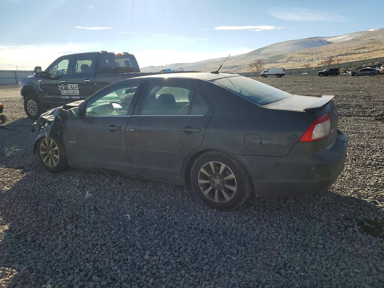 2007 Mercury Milan Charcoal vin: 3MEHM01117R613607