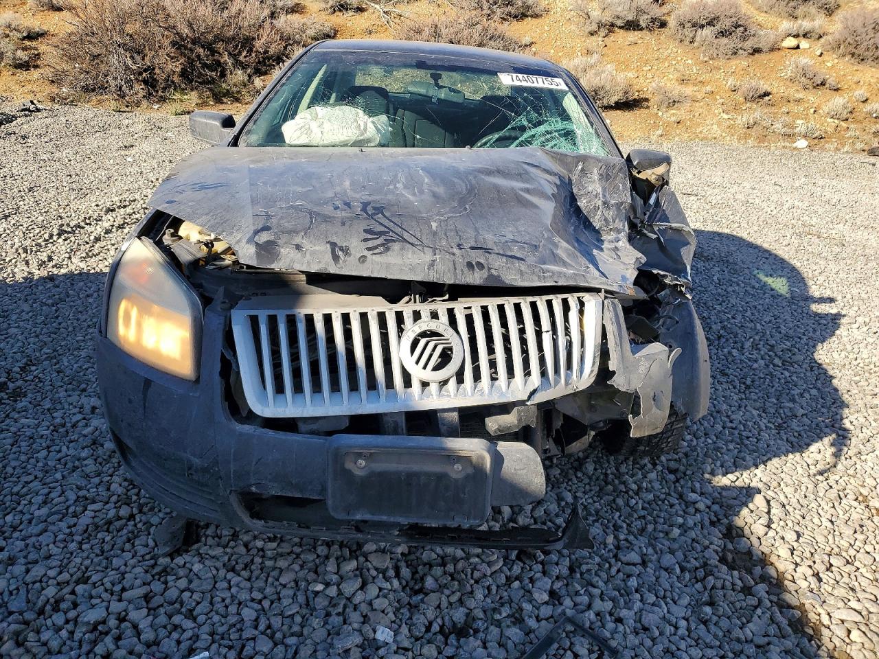 2007 Mercury Milan Charcoal vin: 3MEHM01117R613607