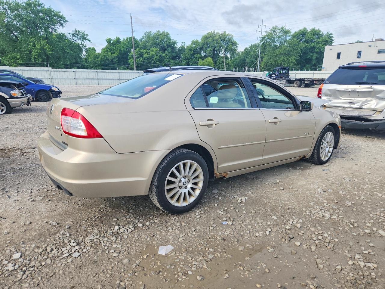 2008 Mercury Milan Premier Tan vin: 3MEHM02128R624003