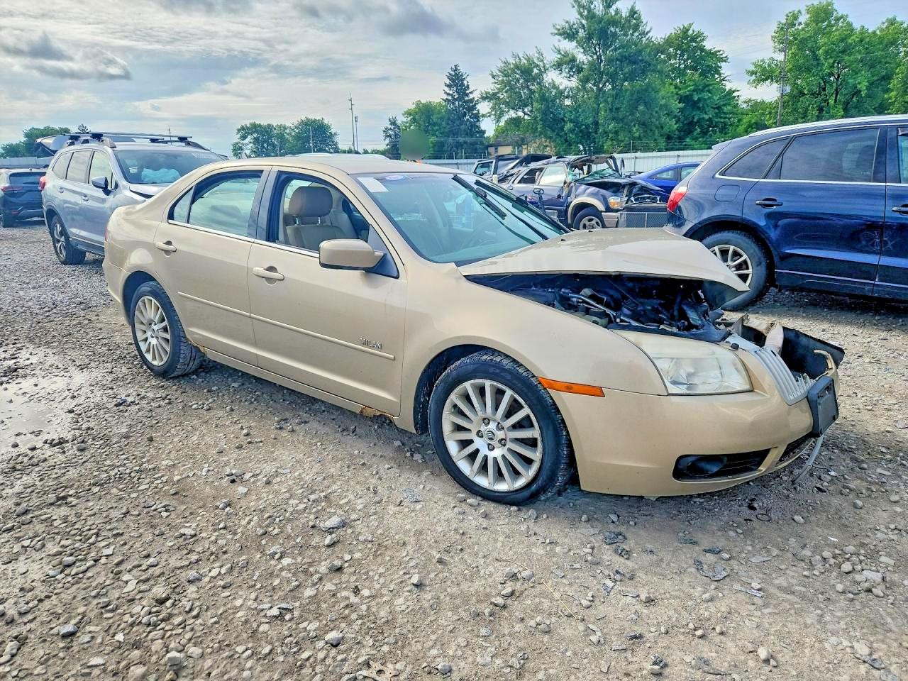 2008 Mercury Milan Premier Tan vin: 3MEHM02128R624003