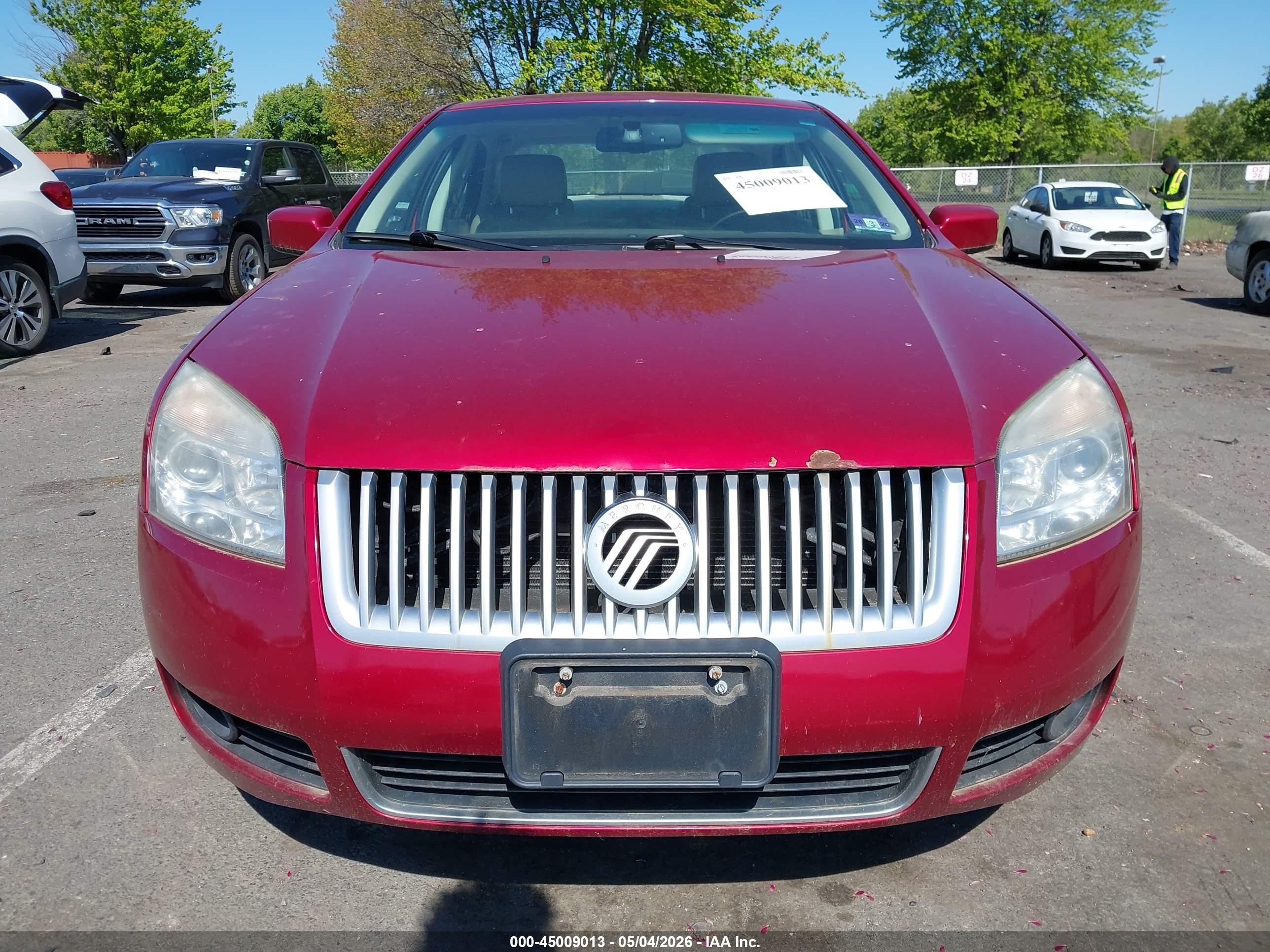 2007 Mercury Milan V6 Premier Red vin: 3MEHM02147R621666