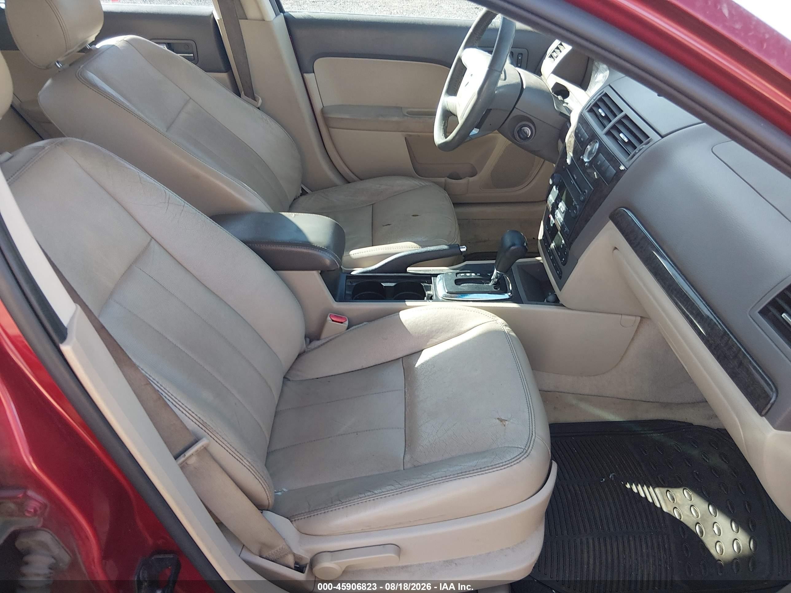 2007 Mercury Milan V6 Premier Maroon vin: 3MEHM02157R637665