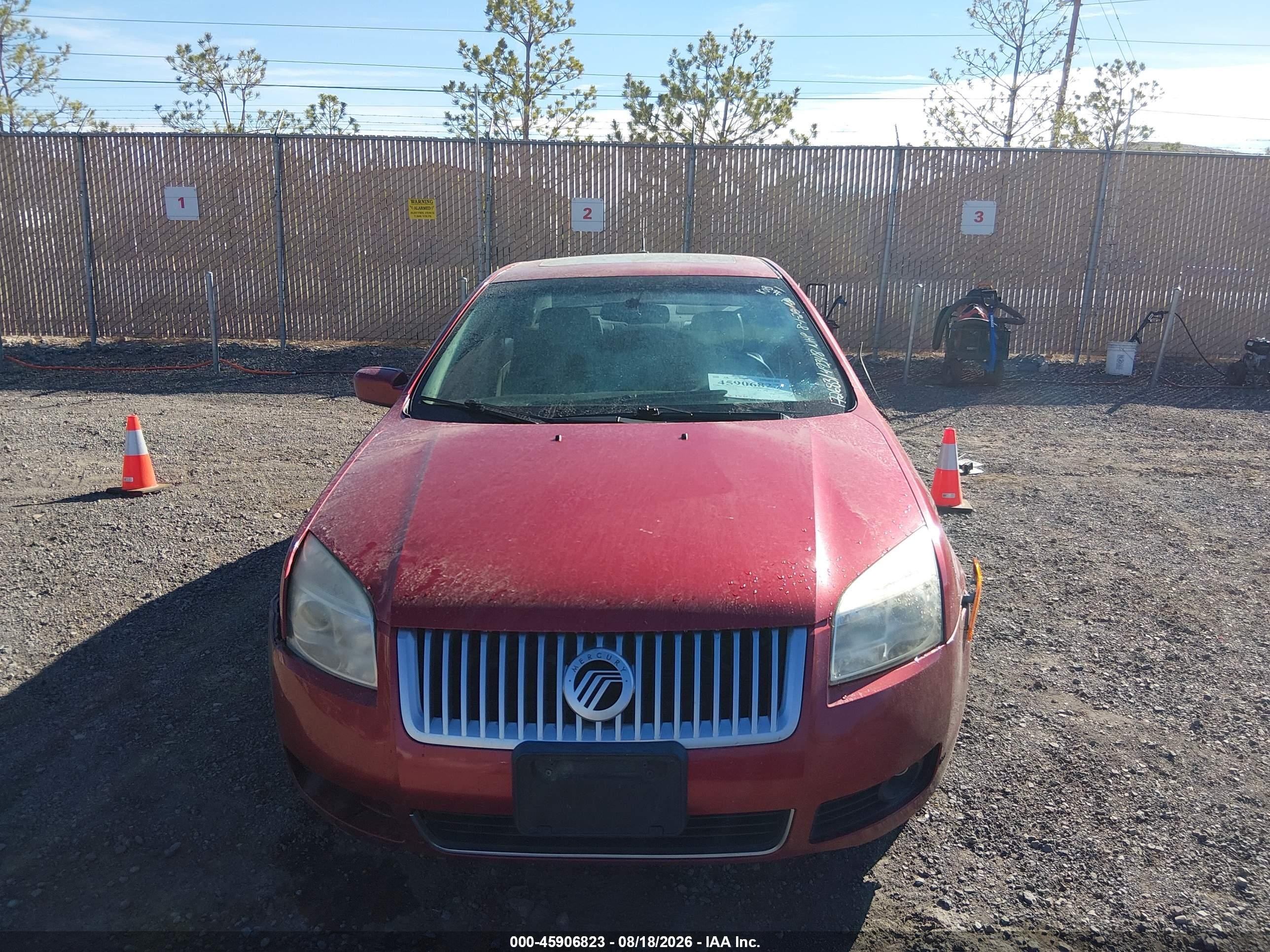 2007 Mercury Milan V6 Premier Maroon vin: 3MEHM02157R637665