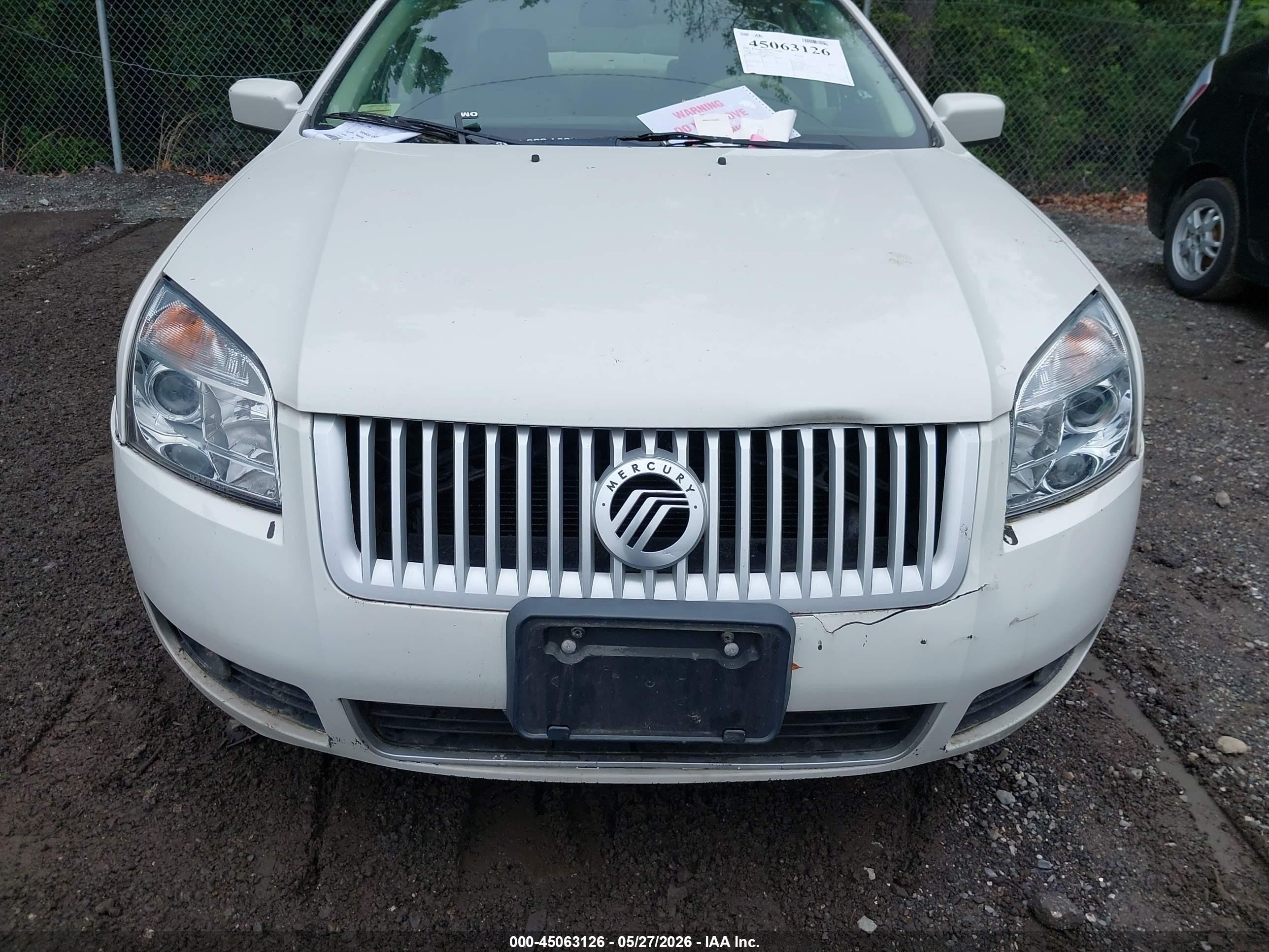 2008 Mercury Milan V6 Premier White vin: 3MEHM02178R606953
