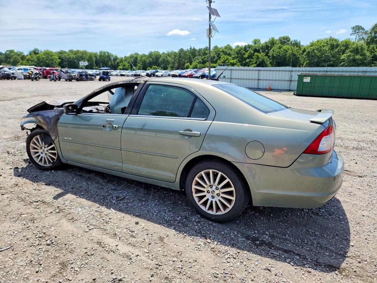 2008 Mercury Milan Turquoise vin: 3MEHM02188R659998