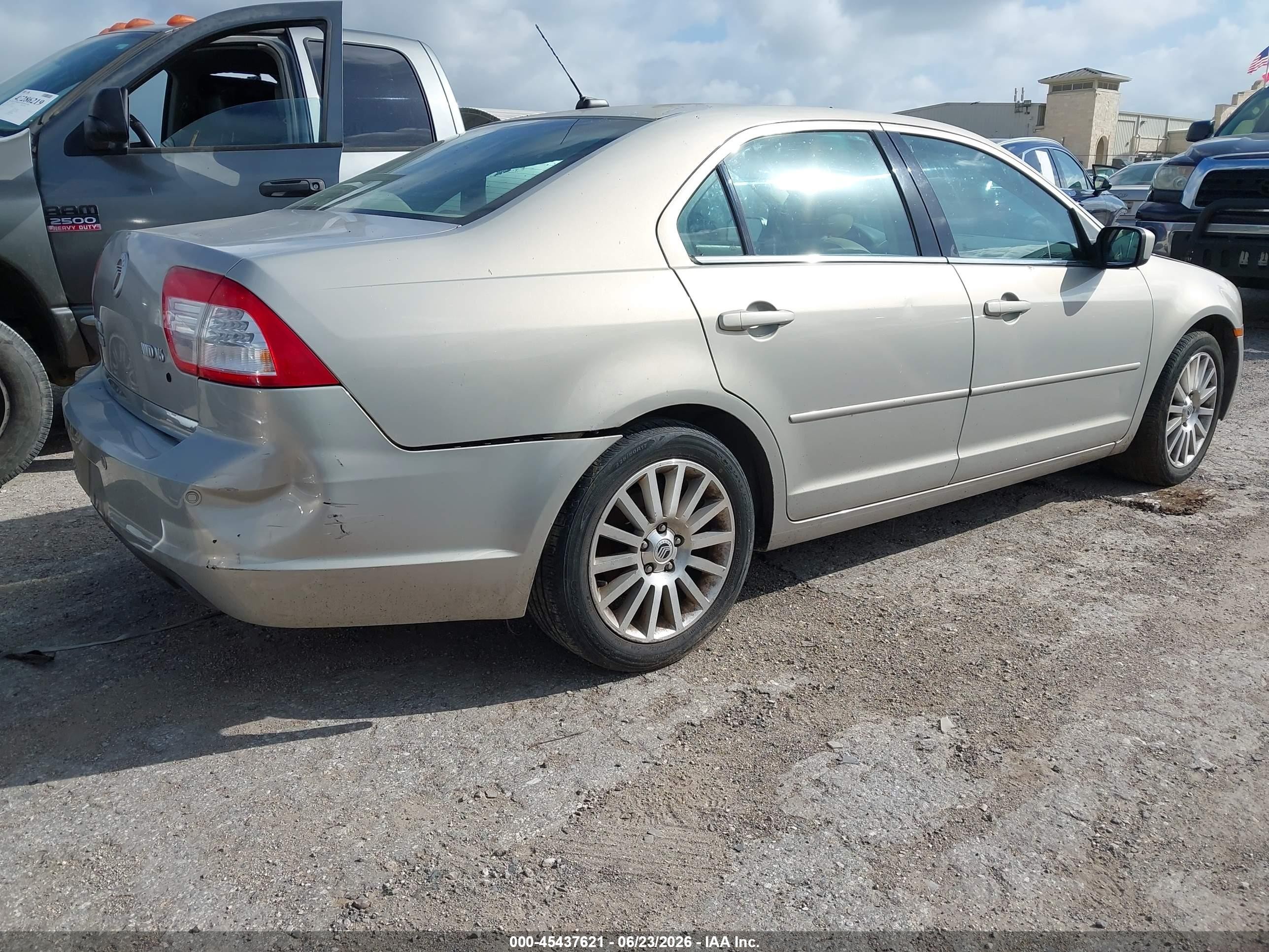 2009 Mercury Milan V6 Premier Beige vin: 3MEHM02199R629801