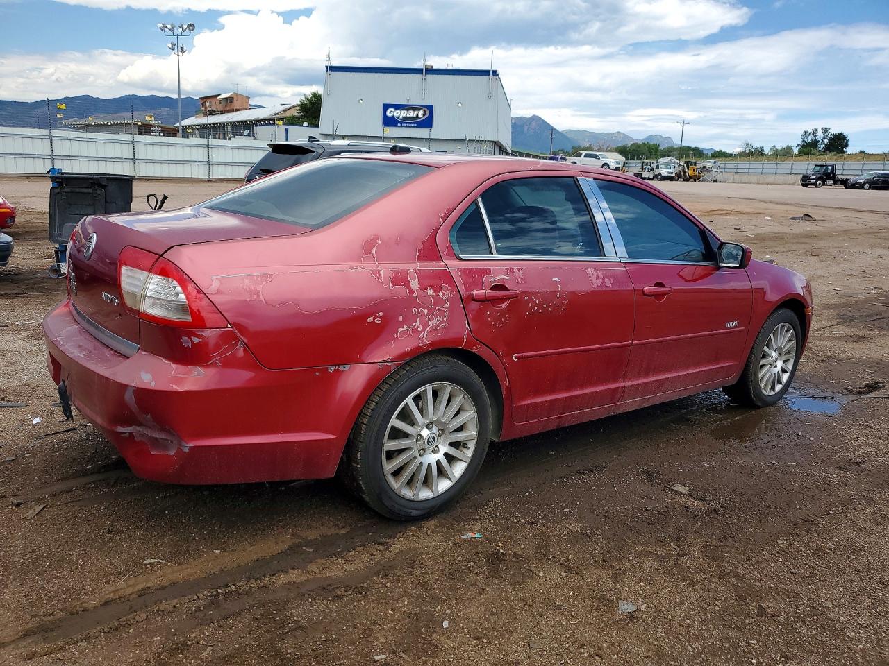 2007 Mercury Milan Premier Red vin: 3MEHM021X7R628878