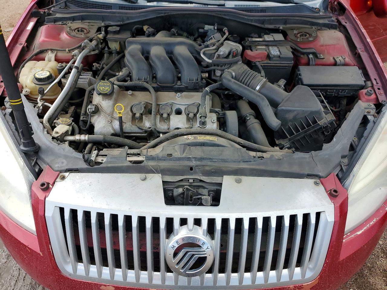 2007 Mercury Milan Premier Red vin: 3MEHM021X7R628878