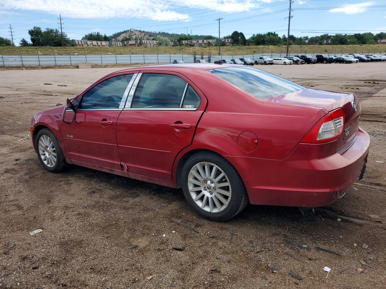 2007 Mercury Milan Premier Red vin: 3MEHM021X7R628878