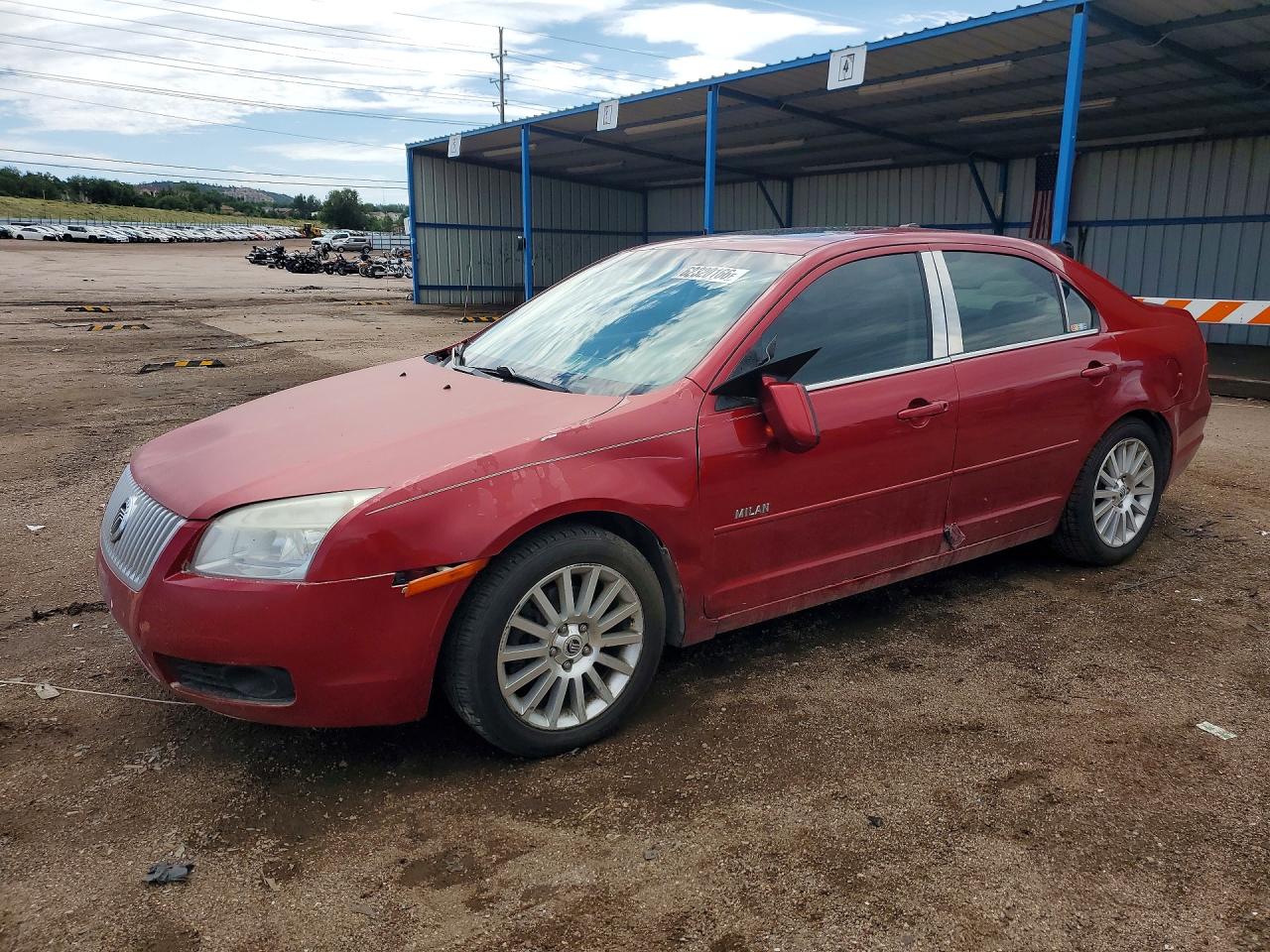 2007 Mercury Milan Premier Red vin: 3MEHM021X7R628878