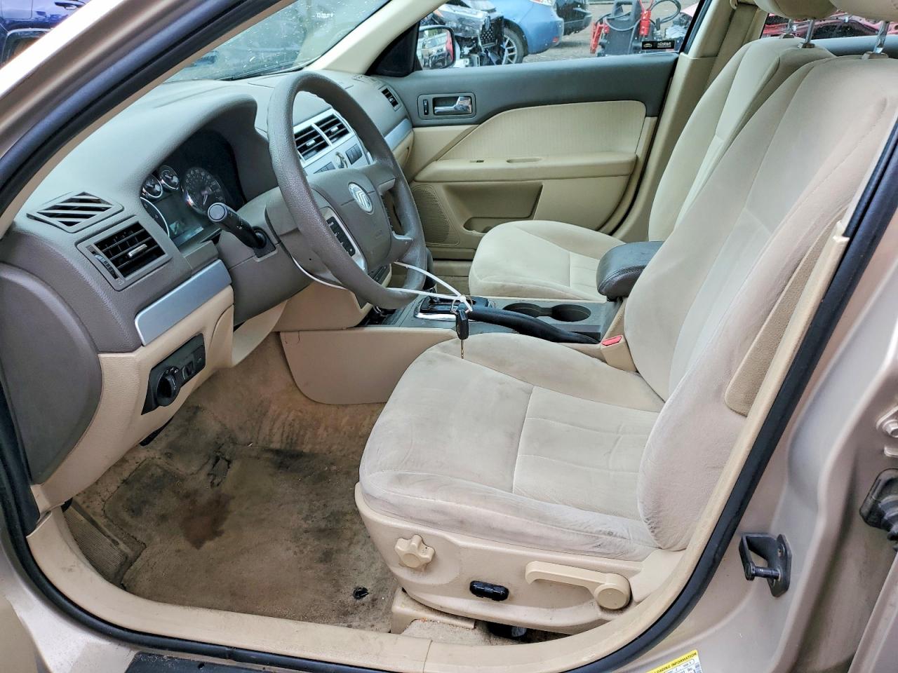 2008 Mercury Milan Beige vin: 3MEHM07128R620753