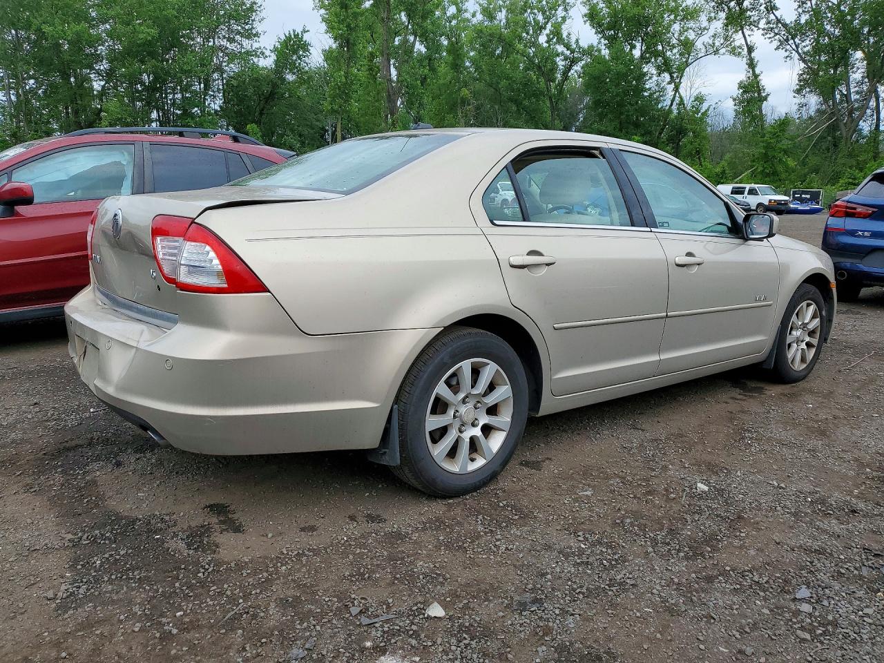 2008 Mercury Milan Beige vin: 3MEHM07128R620753