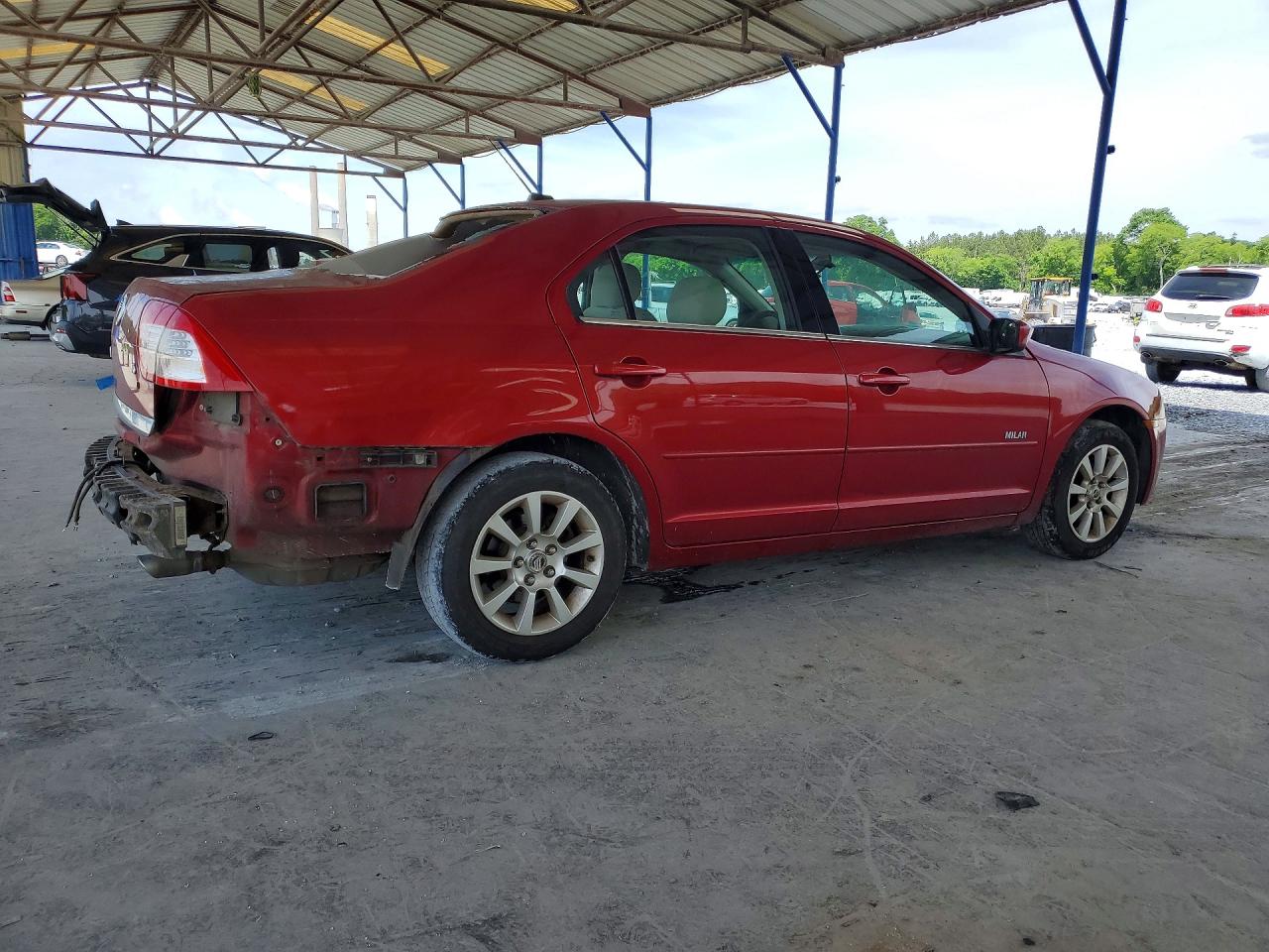 2007 Mercury Milan Red vin: 3MEHM07147R626732