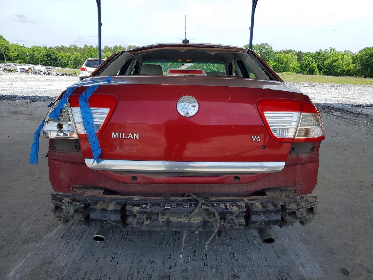 2007 Mercury Milan Red vin: 3MEHM07147R626732