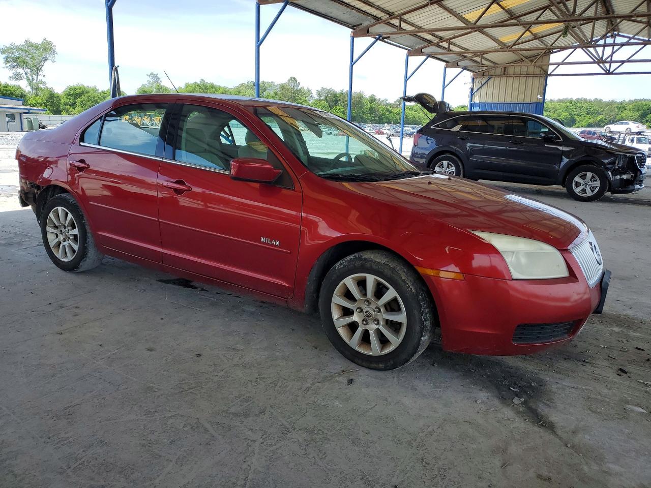 2007 Mercury Milan Red vin: 3MEHM07147R626732