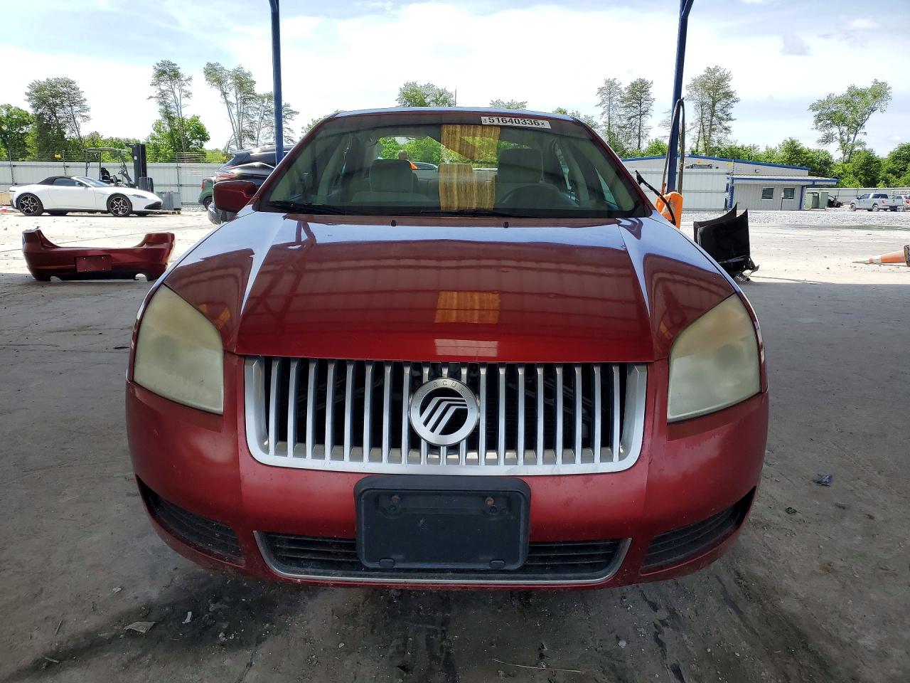 2007 Mercury Milan Red vin: 3MEHM07147R626732