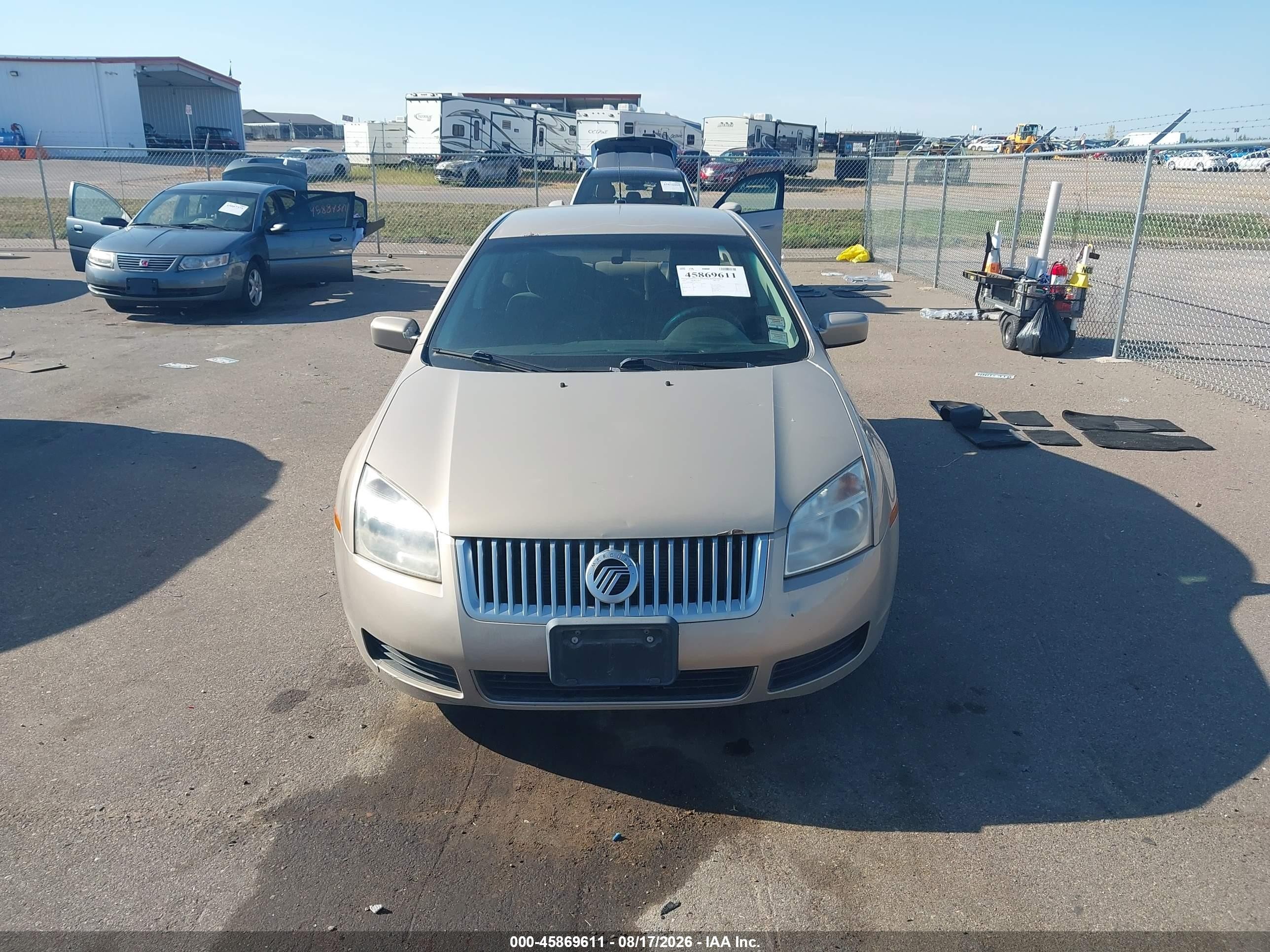 2007 Mercury Milan V6 (120a) Champagne vin: 3MEHM07177R643511