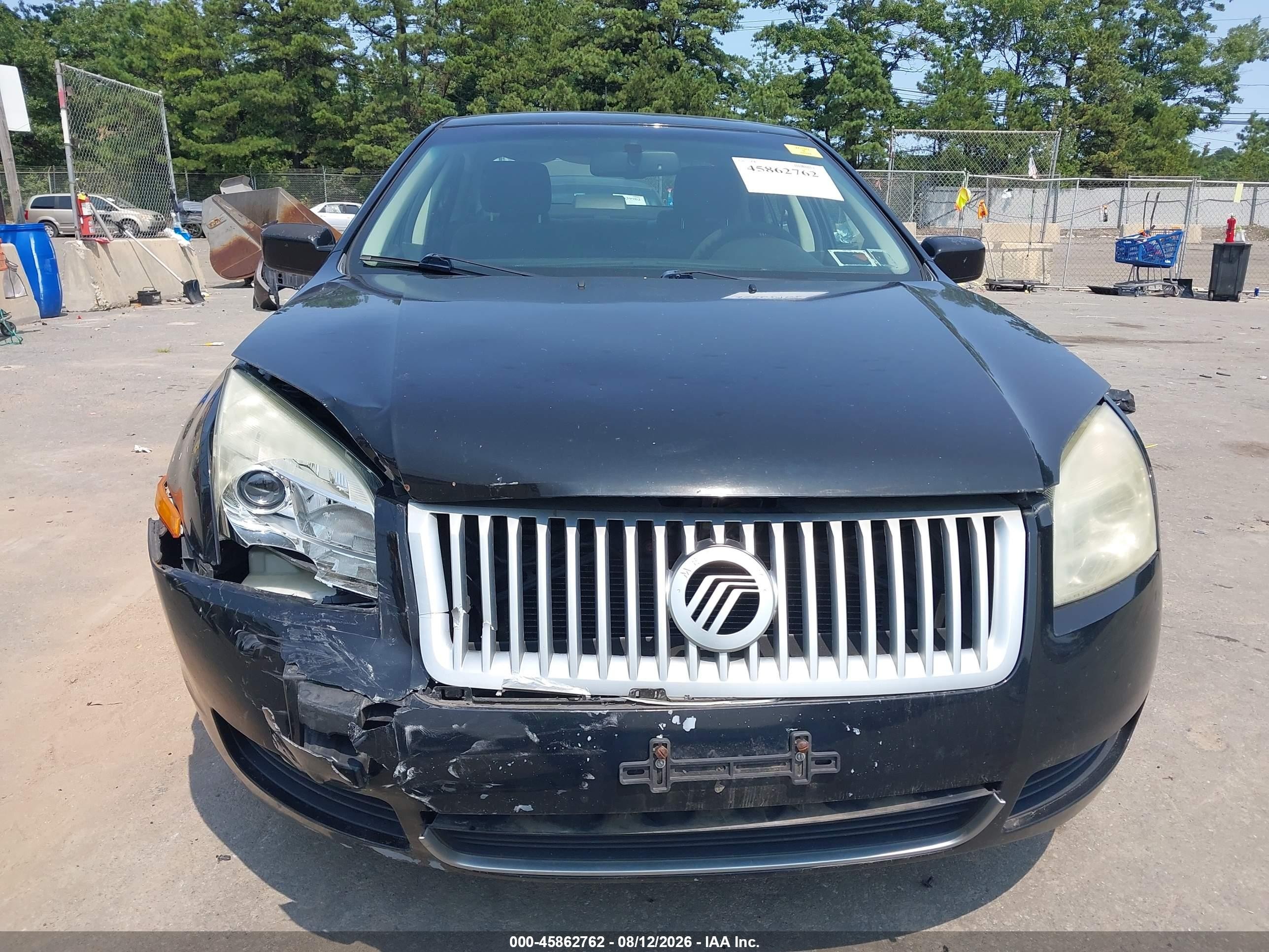 2008 Mercury Milan I4 Black vin: 3MEHM07Z18R639056