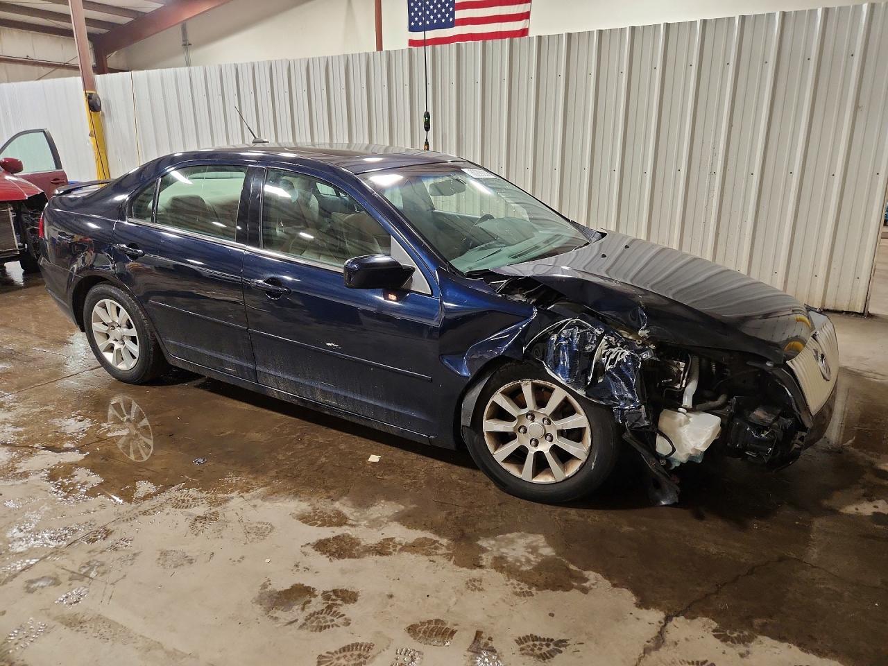 2009 Mercury Milan Blue vin: 3MEHM07Z19R624767