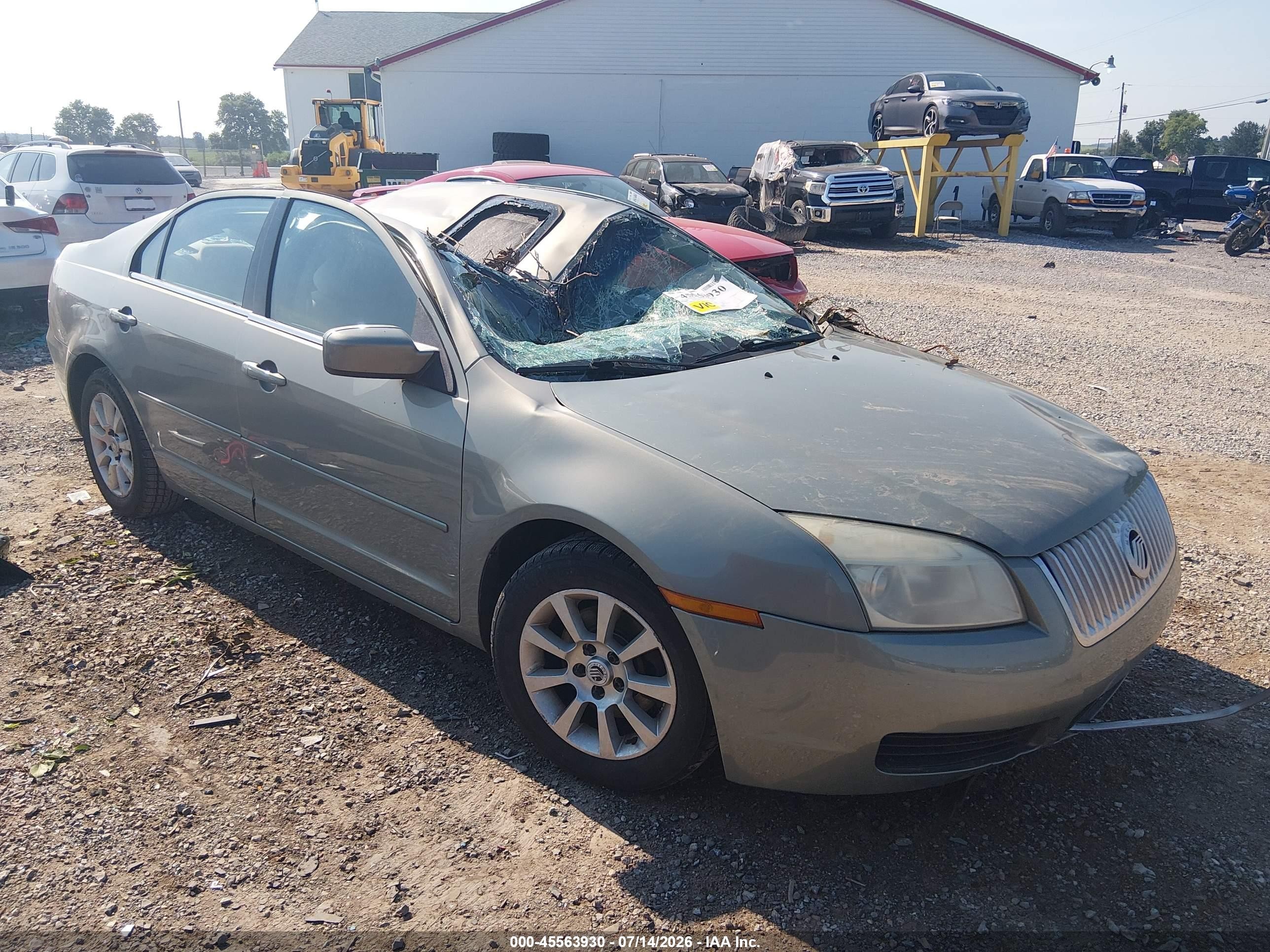 2009 Mercury Milan I4 Green vin: 3MEHM07Z39R618629