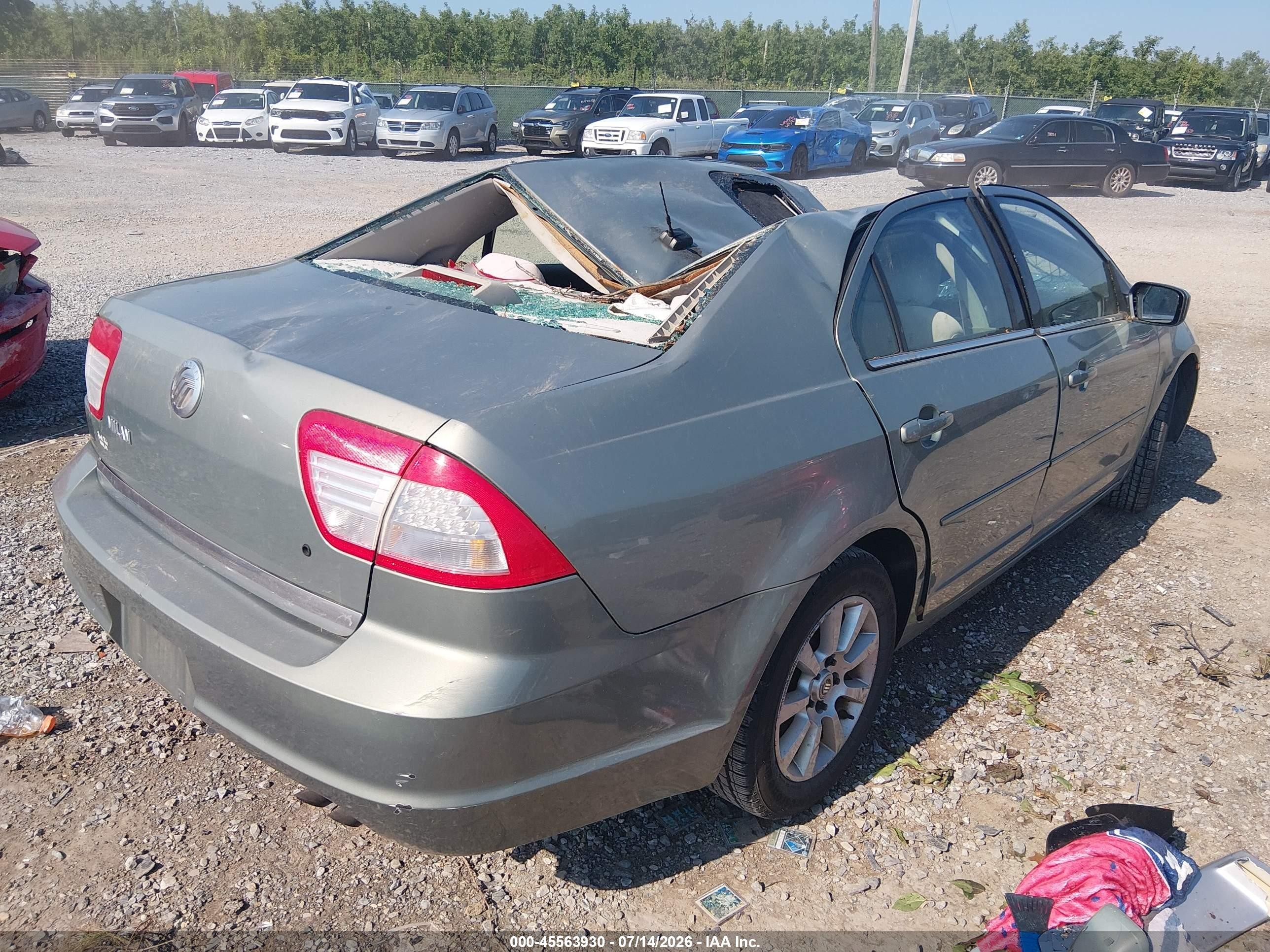 2009 Mercury Milan I4 Green vin: 3MEHM07Z39R618629