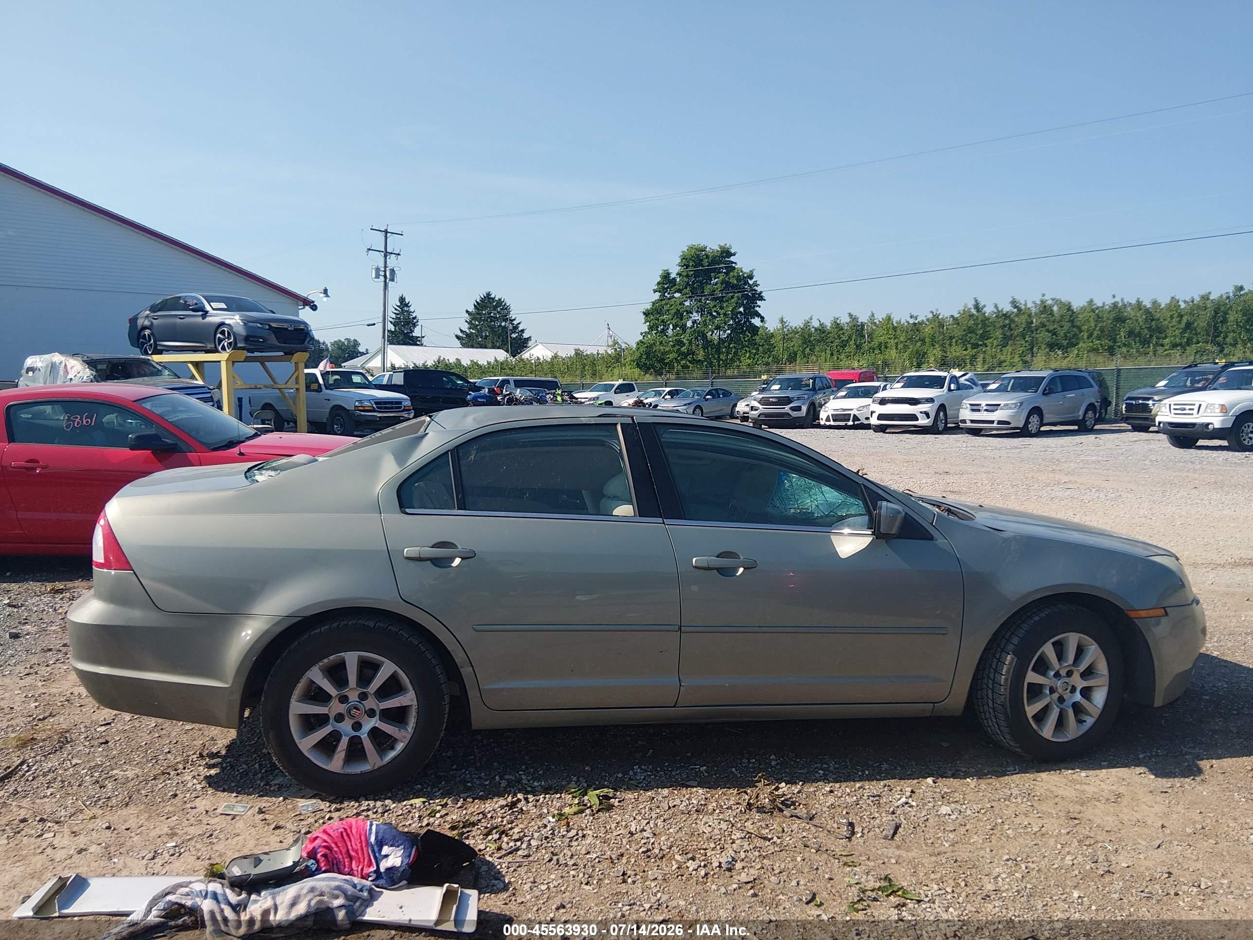 2009 Mercury Milan I4 Green vin: 3MEHM07Z39R618629