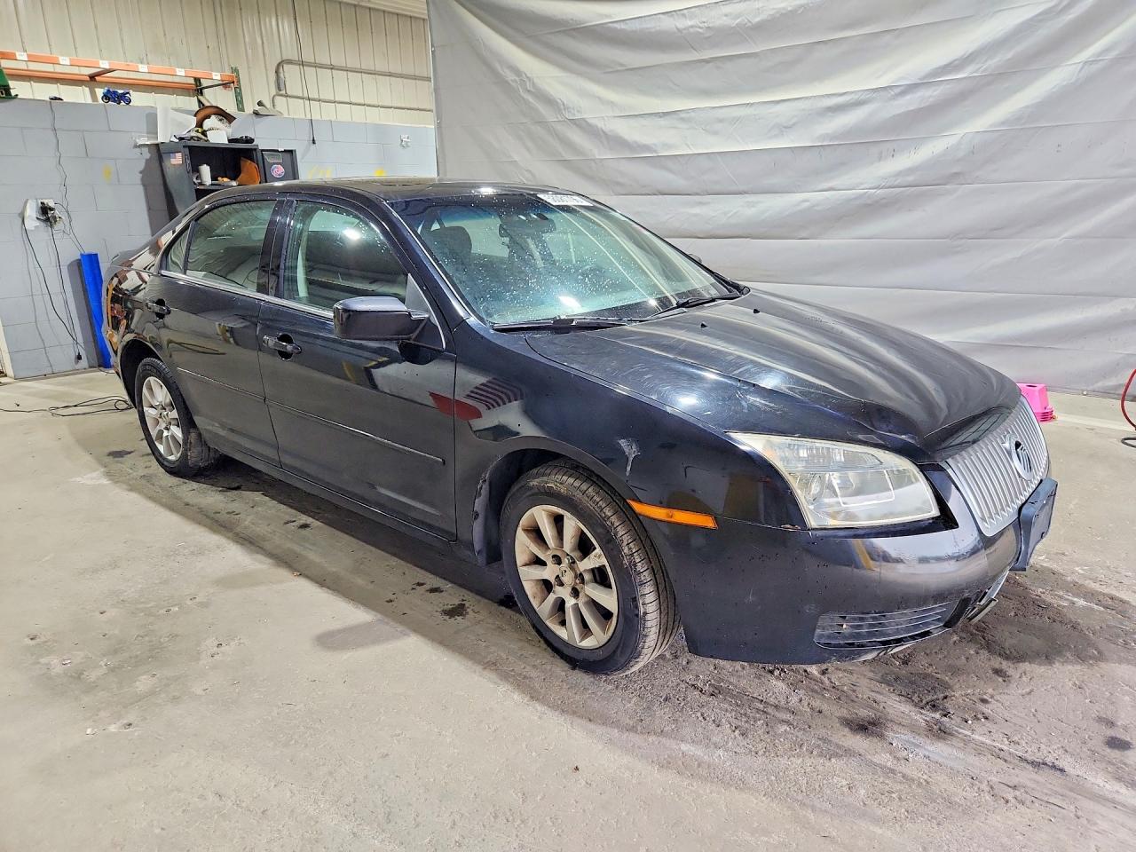 2007 Mercury Milan Black vin: 3MEHM07Z47R601884