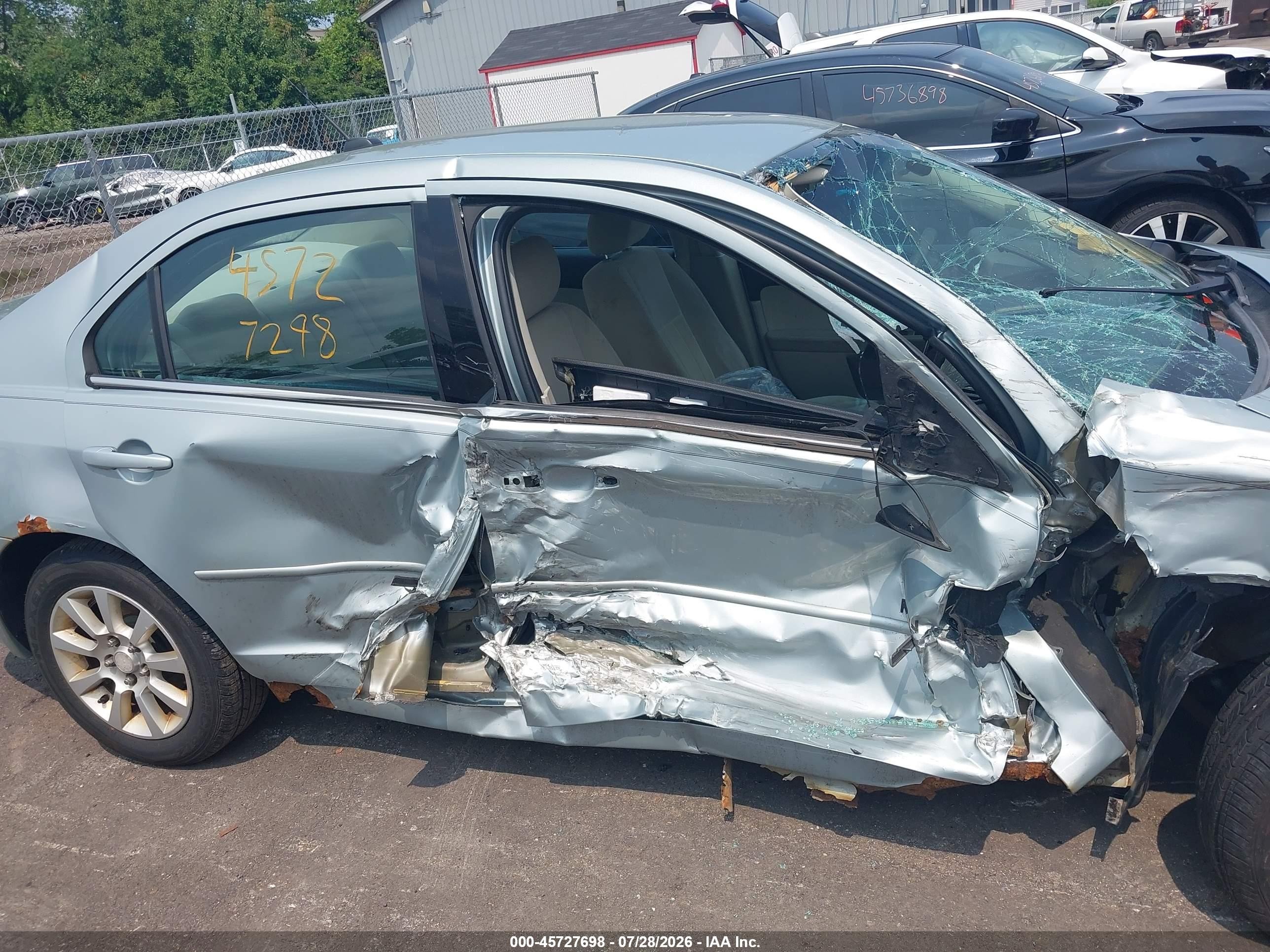 2007 Mercury Milan I4 (100a) Blue vin: 3MEHM07Z47R649028