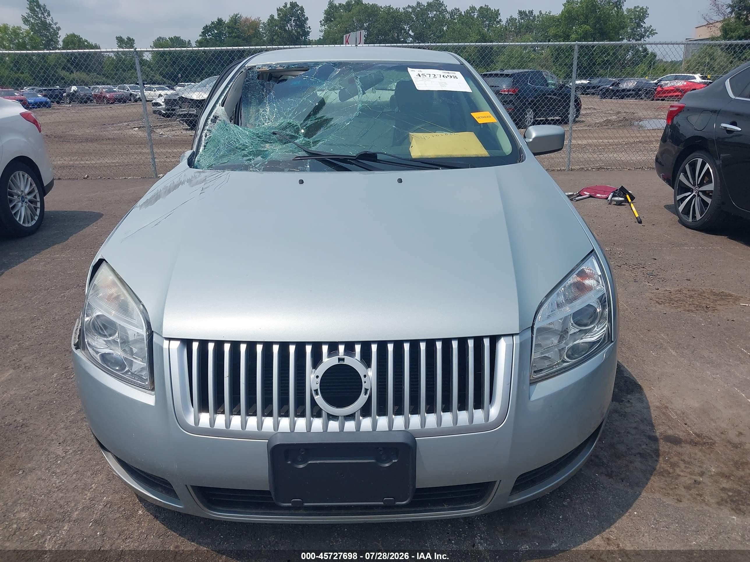 2007 Mercury Milan I4 (100a) Blue vin: 3MEHM07Z47R649028