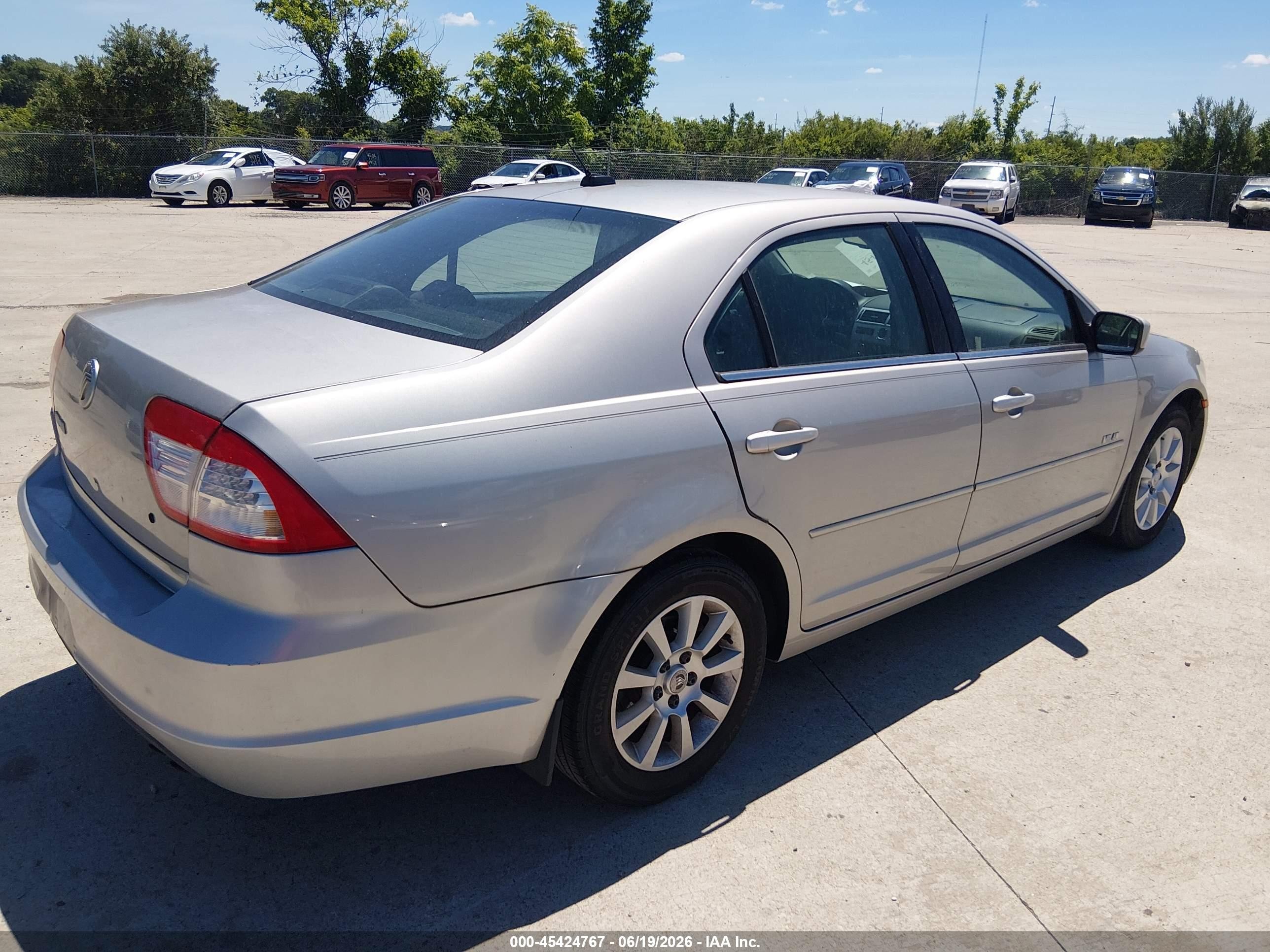2008 Mercury Milan I4 Gray vin: 3MEHM07Z58R663800