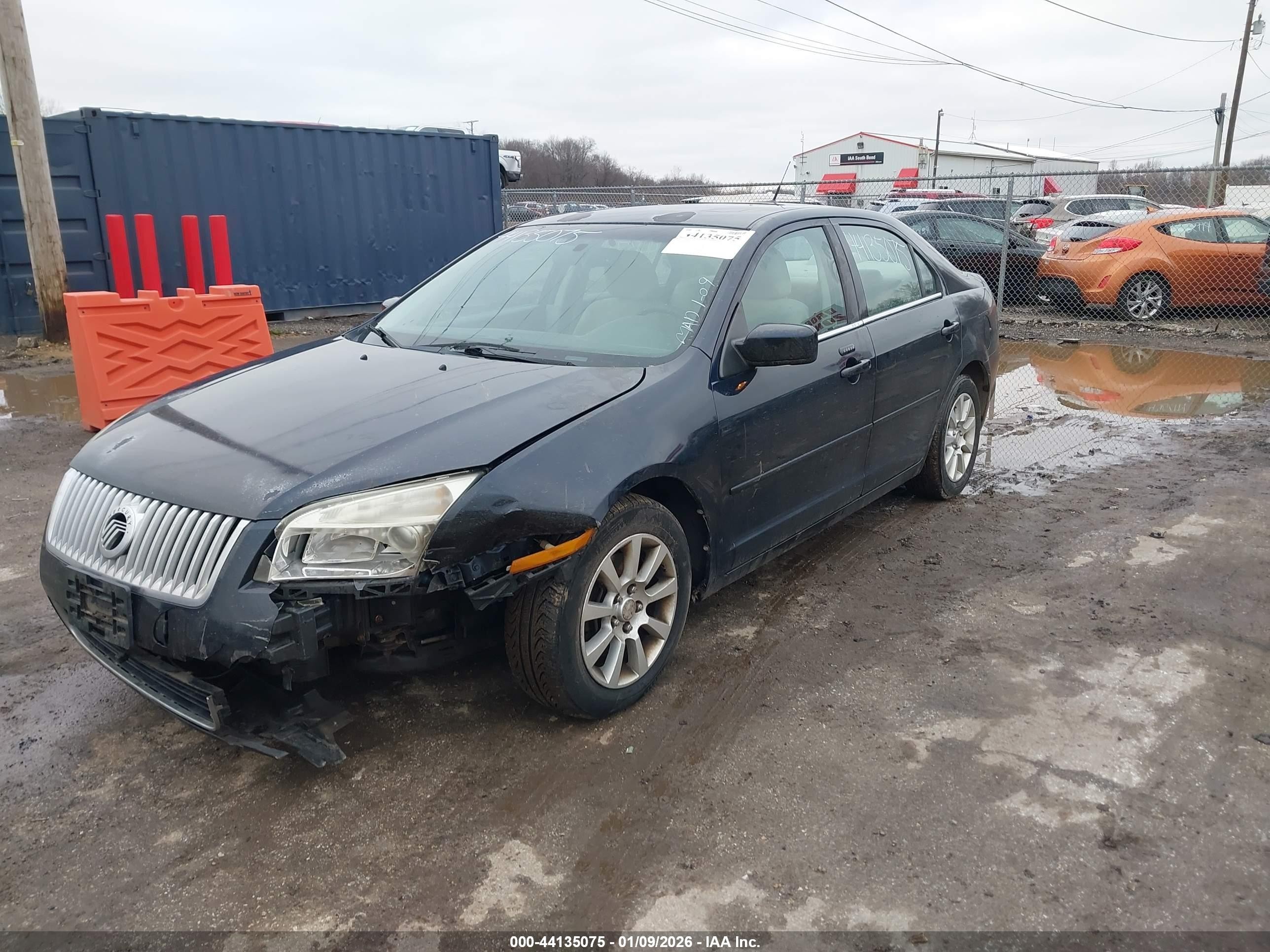 2009 Mercury Milan I4 Dark Blue vin: 3MEHM07Z59R630796