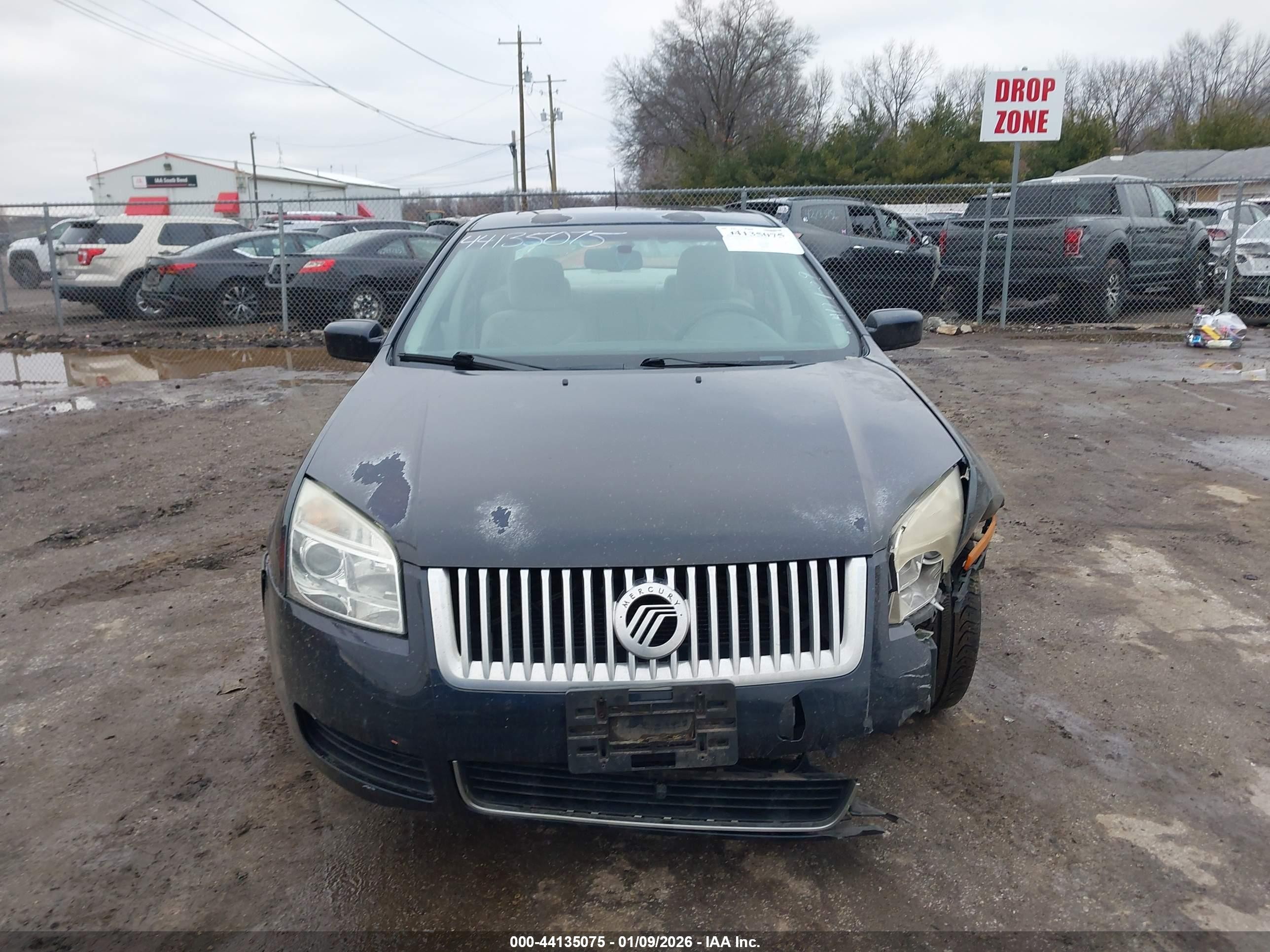 2009 Mercury Milan I4 Dark Blue vin: 3MEHM07Z59R630796