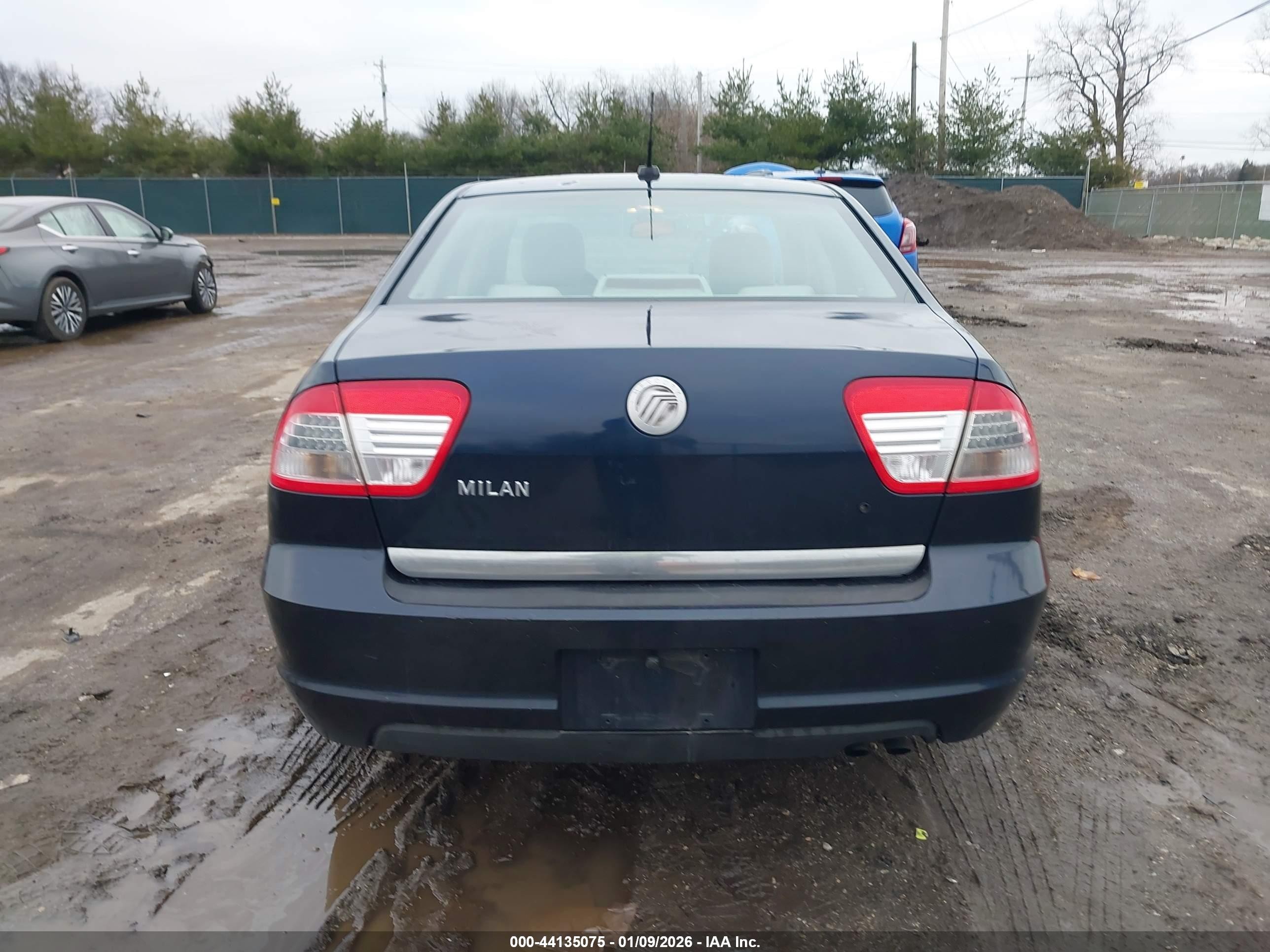 2009 Mercury Milan I4 Dark Blue vin: 3MEHM07Z59R630796