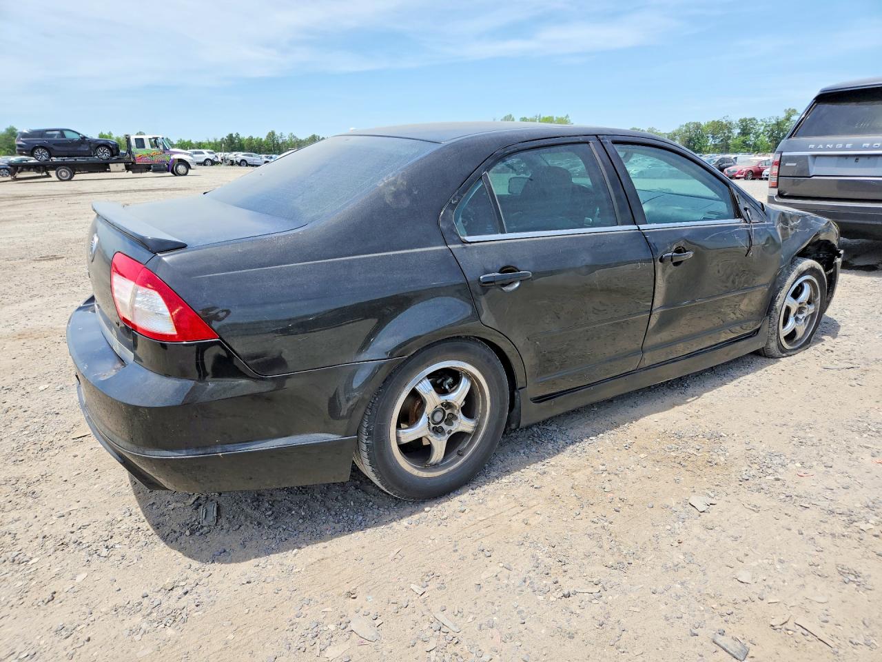 2007 Mercury Milan Black vin: 3MEHM07Z87R604416