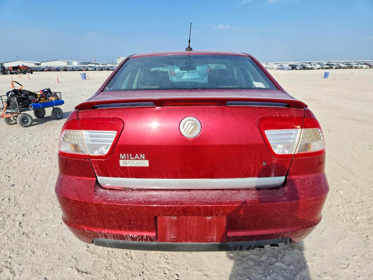 2008 Mercury Milan Maroon vin: 3MEHM07Z88R619662