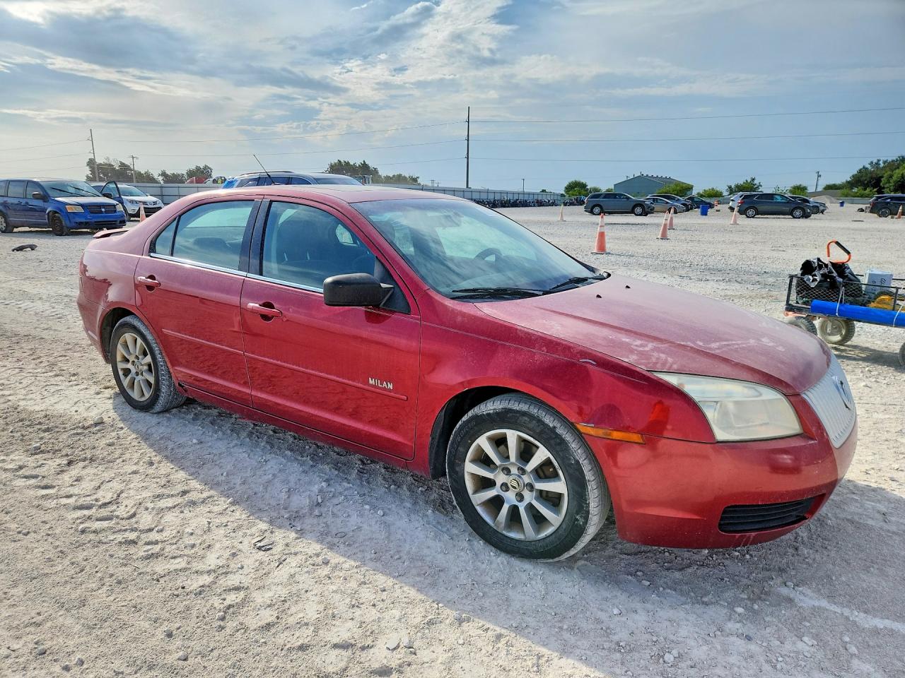 2008 Mercury Milan Maroon vin: 3MEHM07Z88R619662