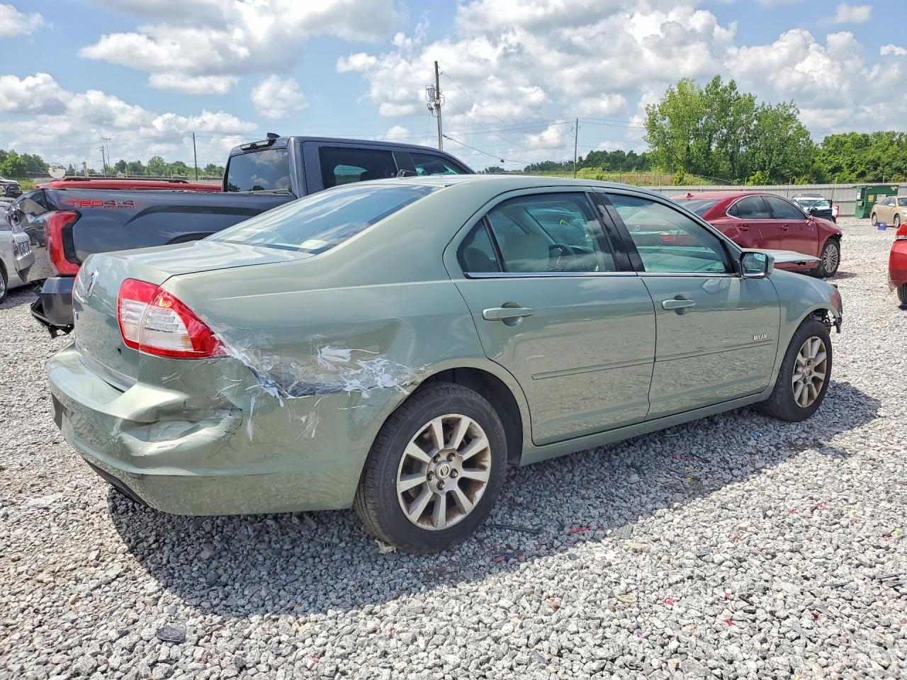 2008 Mercury Milan Green vin: 3MEHM07Z98R618973