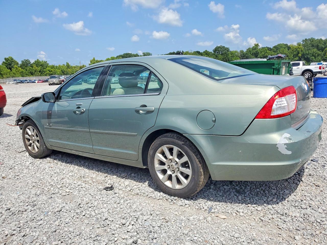 2008 Mercury Milan Green vin: 3MEHM07Z98R618973