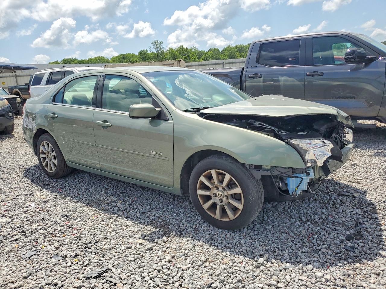 2008 Mercury Milan Green vin: 3MEHM07Z98R618973