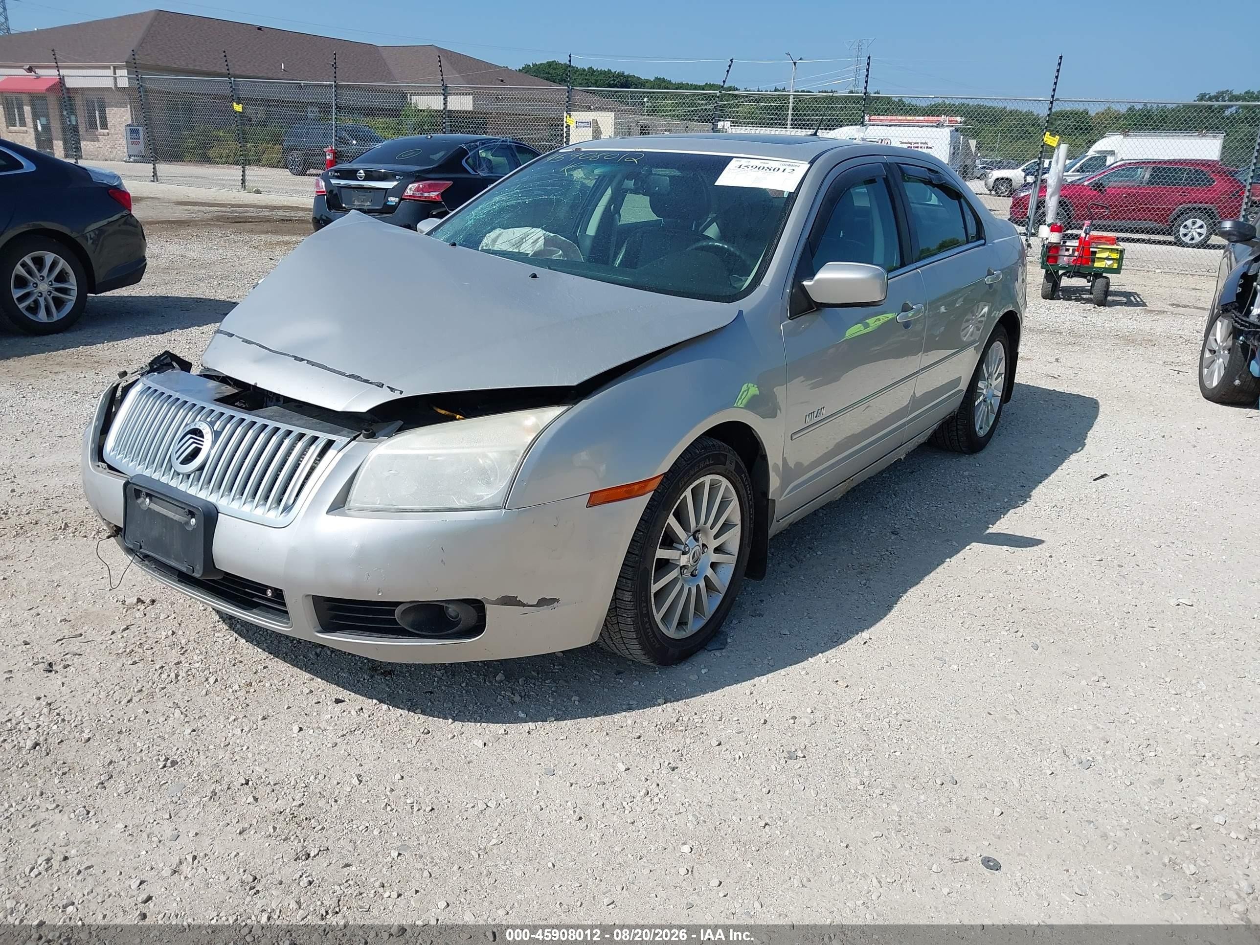 2007 Mercury Milan Premier Серебряный vin: 3MEHM08107R628721