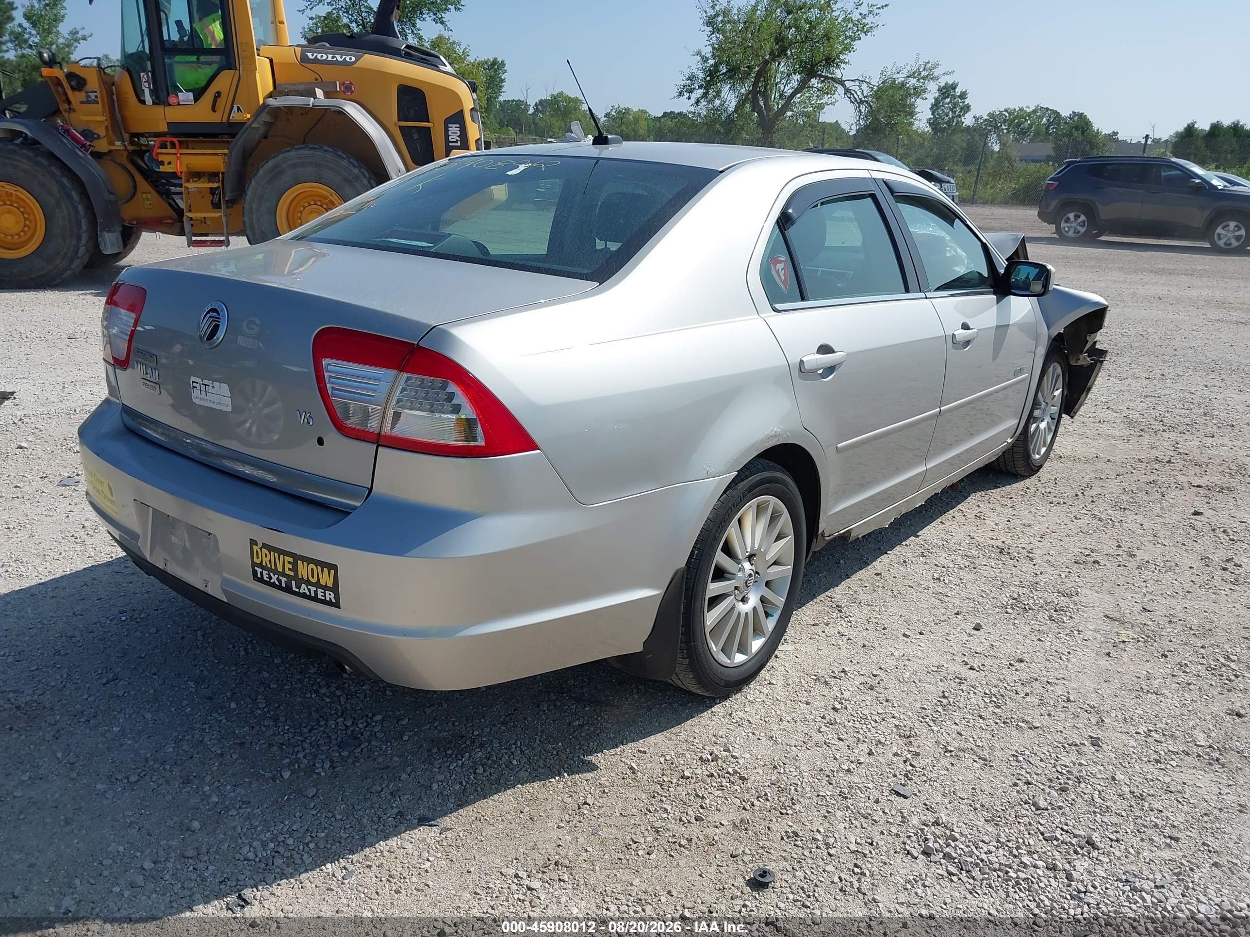 2007 Mercury Milan Premier Серебряный vin: 3MEHM08107R628721