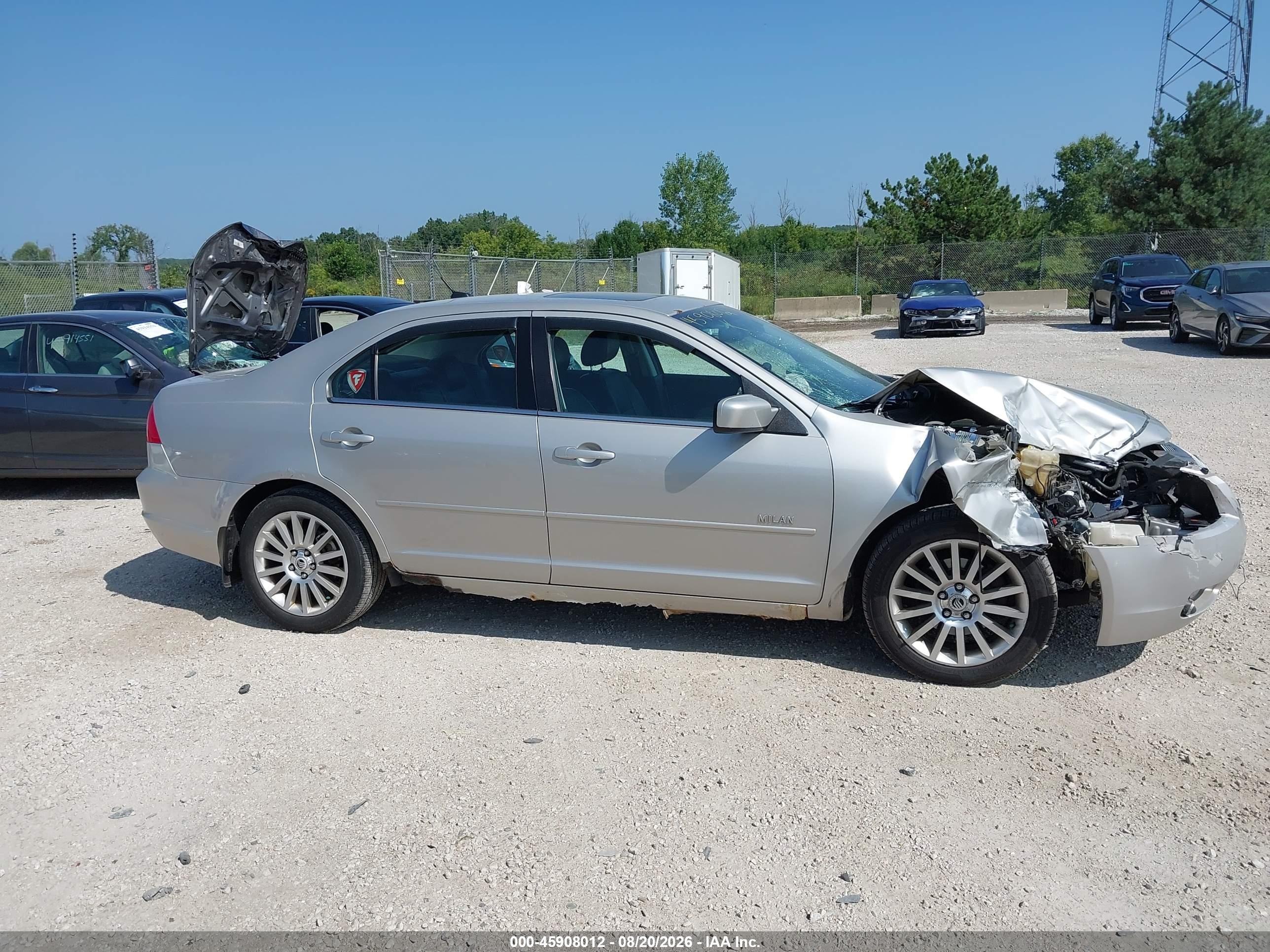 2007 Mercury Milan Premier Серебряный vin: 3MEHM08107R628721
