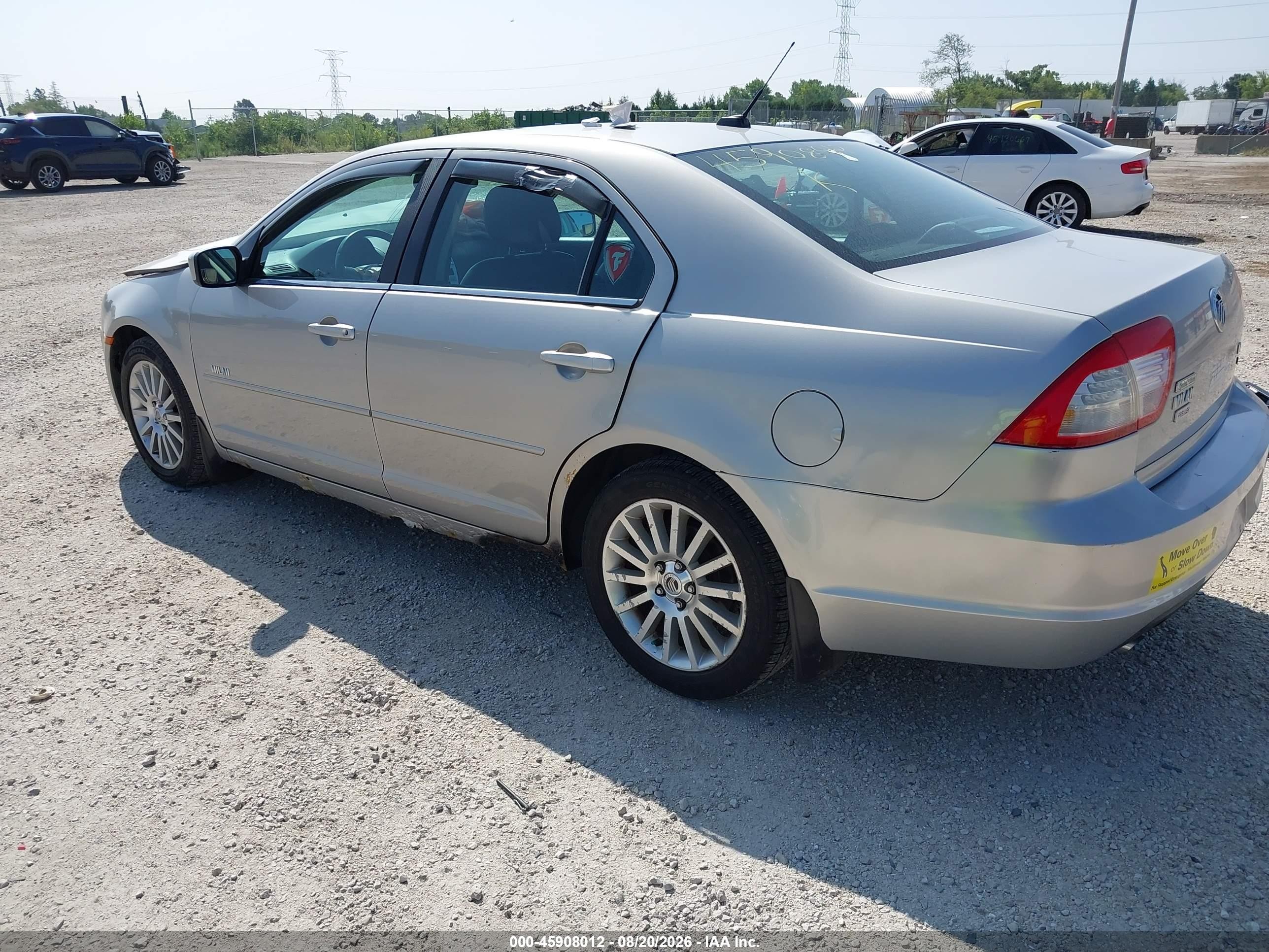 2007 Mercury Milan Premier Серебряный vin: 3MEHM08107R628721