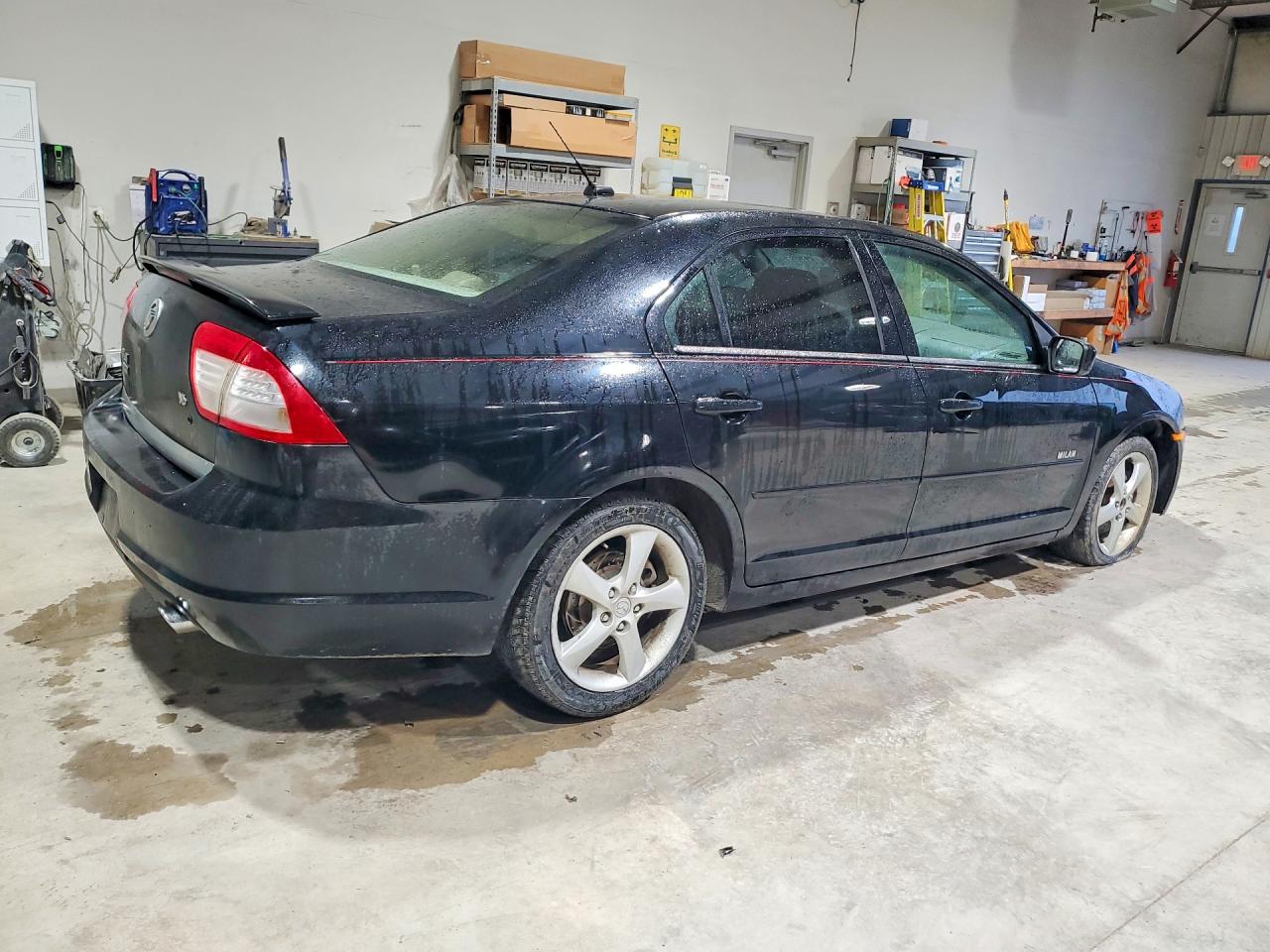 2007 Mercury Milan Premier Black vin: 3MEHM08107R655093