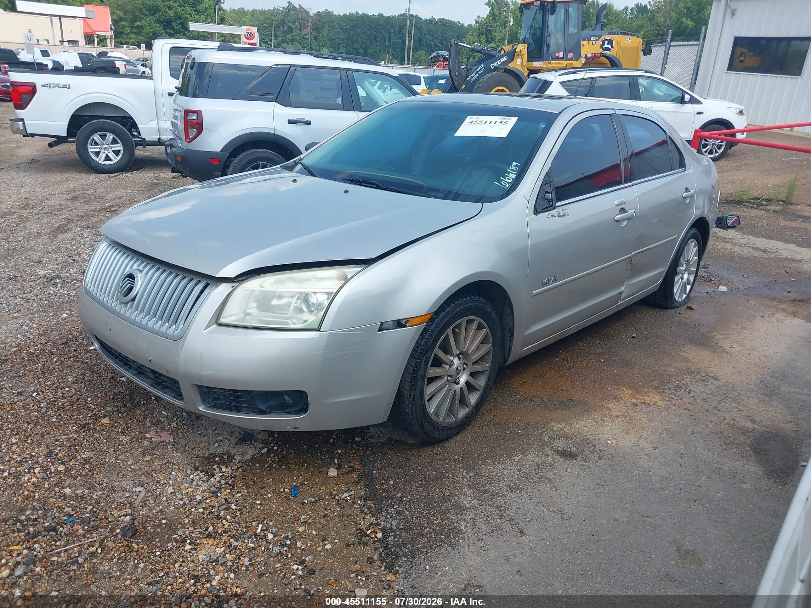 2008 Mercury Milan V6 Premier Gray vin: 3MEHM08108R666189
