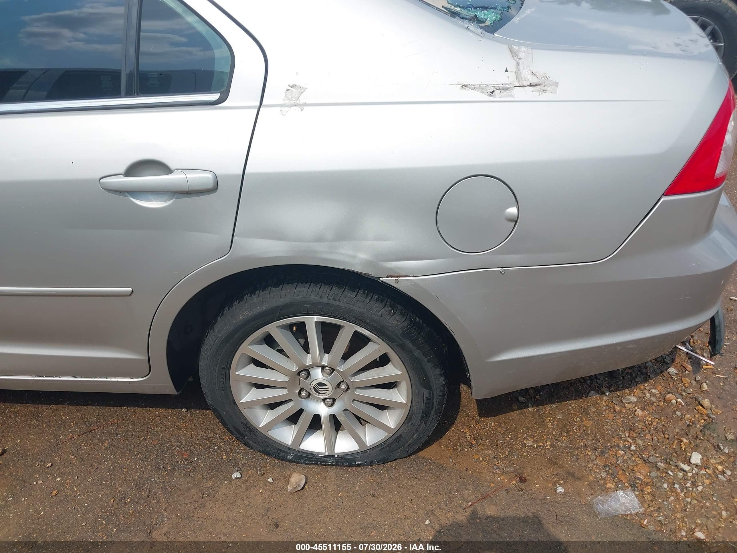 2008 Mercury Milan V6 Premier Gray vin: 3MEHM08108R666189
