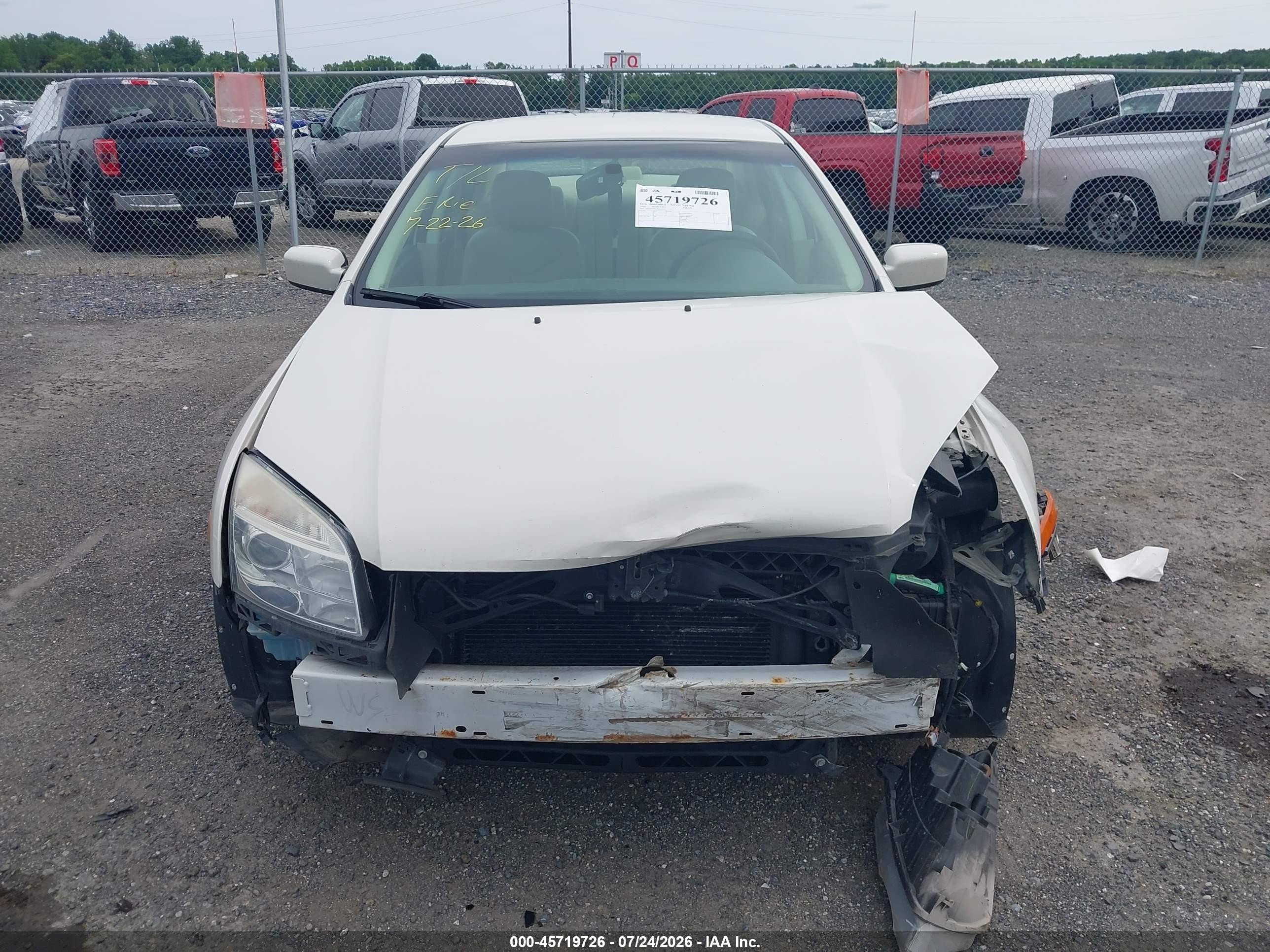 2009 Mercury Milan V6 Premier White vin: 3MEHM08119R628133