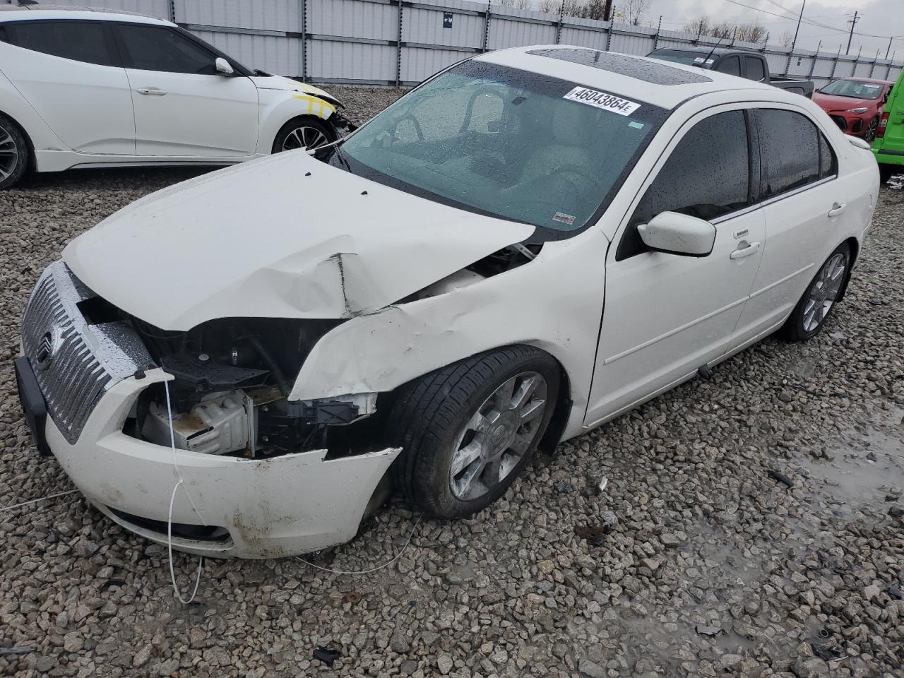 2009 Mercury Milan Premier White vin: 3MEHM08119R632411